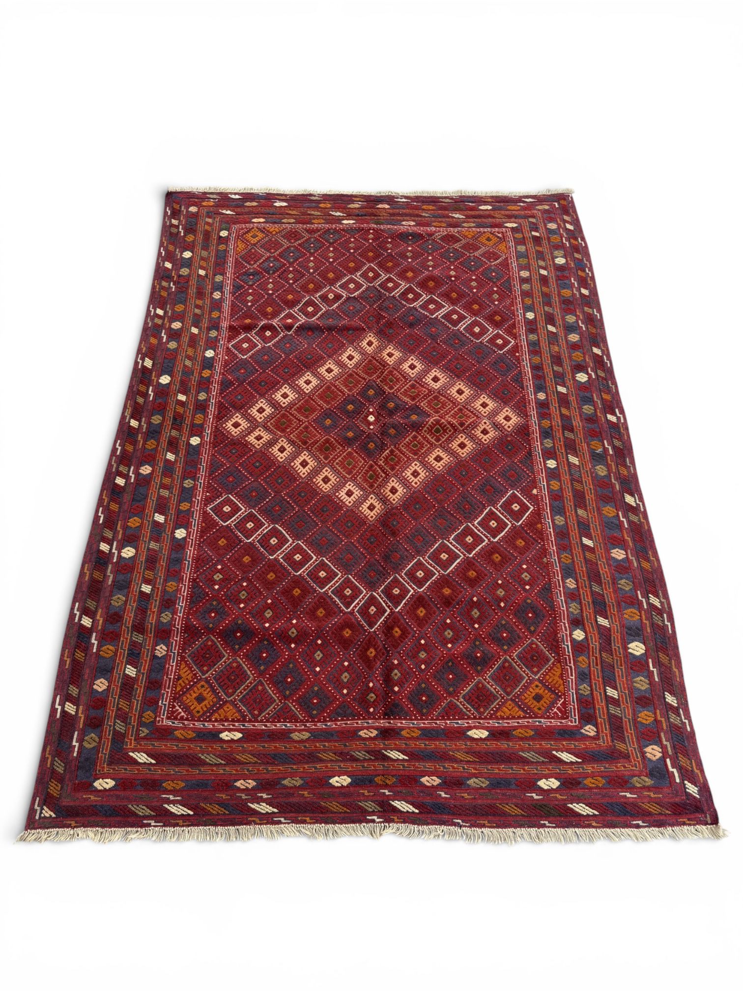 Hand-Knotted Tribal Meshwani Rug 285 CM x 196 CM SK#1482