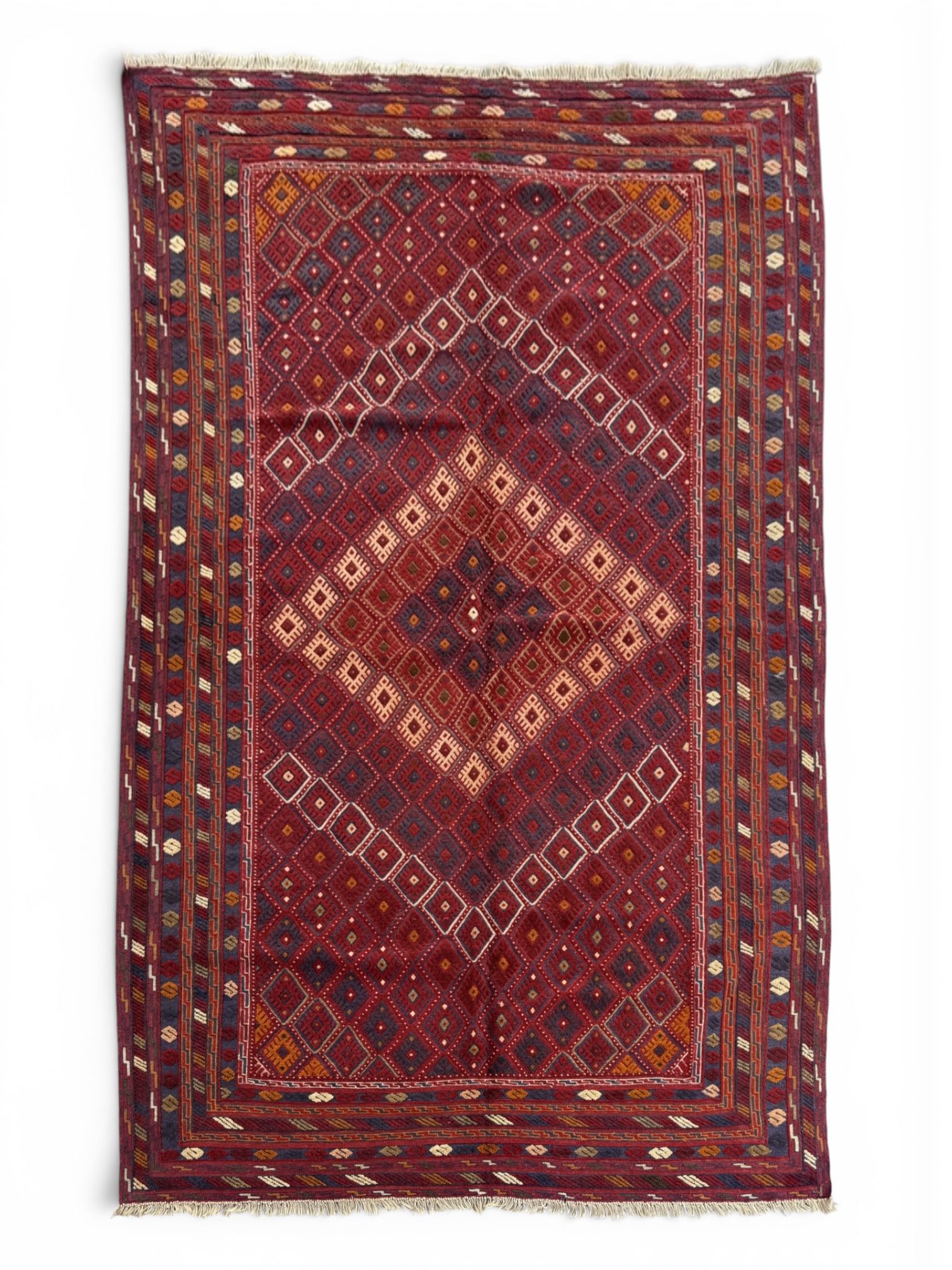 Hand-Knotted Tribal Meshwani Rug 285 CM x 196 CM SK#1482