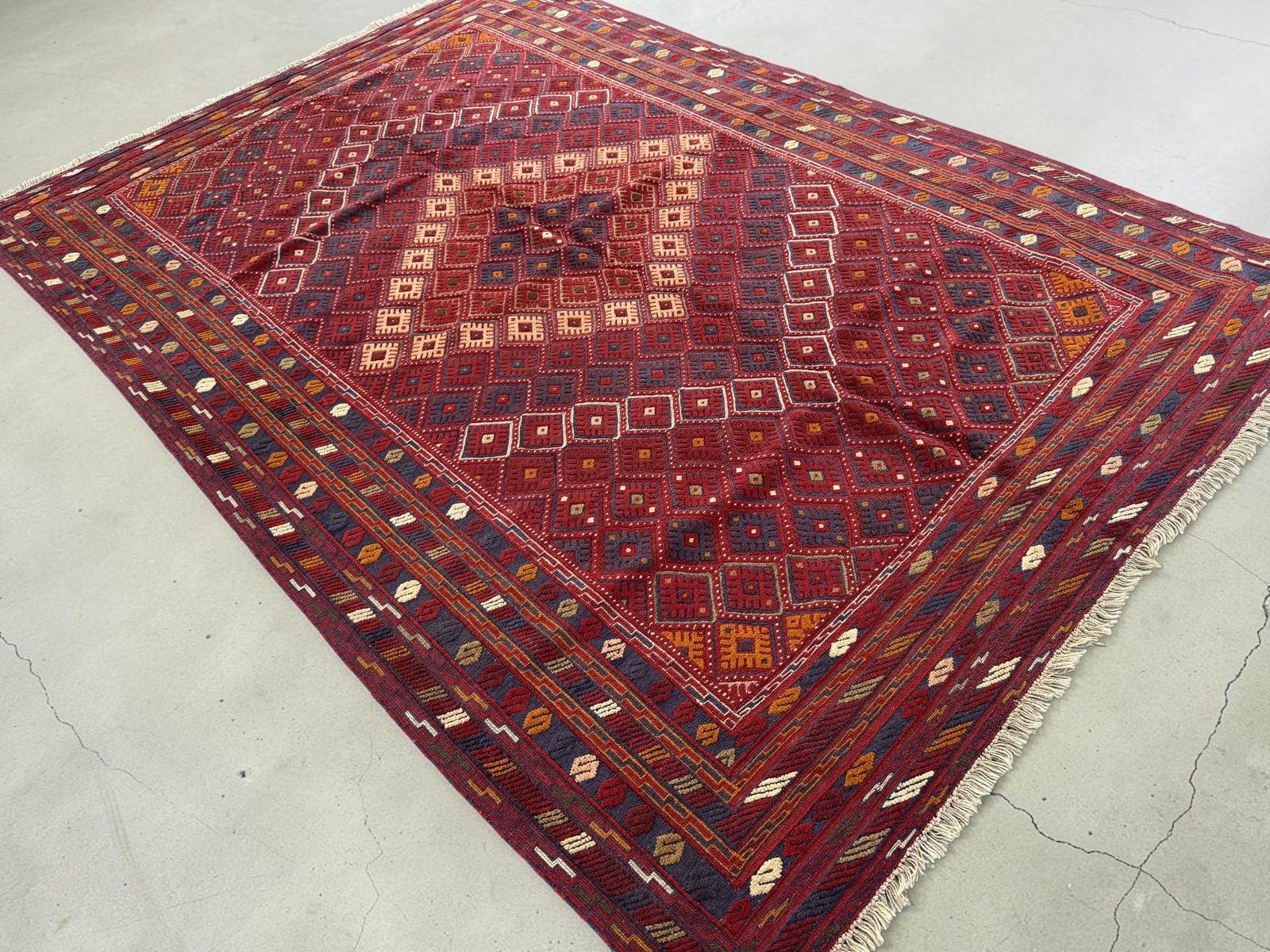 Hand-Knotted Tribal Meshwani Rug 285 CM x 196 CM SK#1482