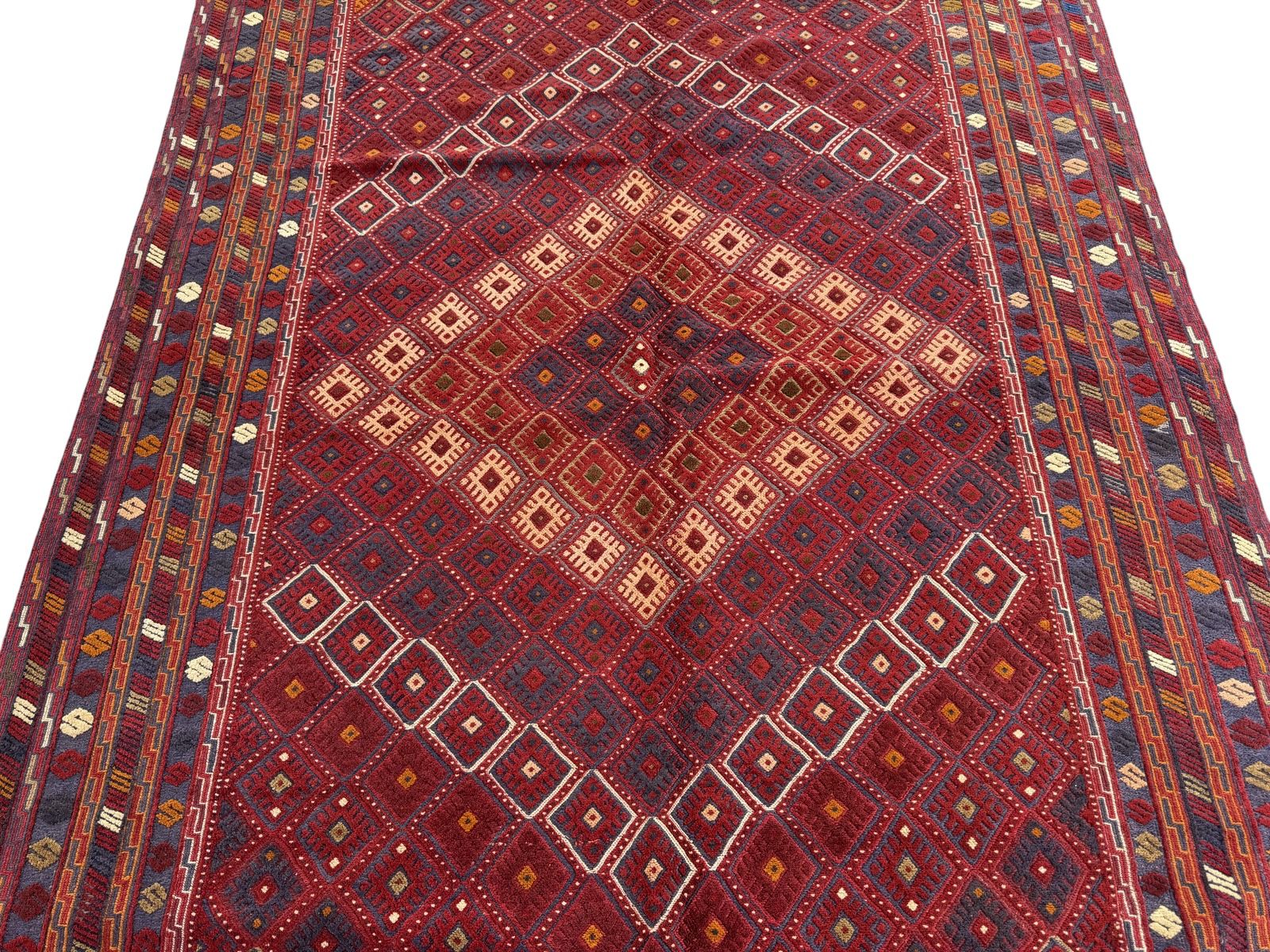 Hand-Knotted Tribal Meshwani Rug 285 CM x 196 CM SK#1482