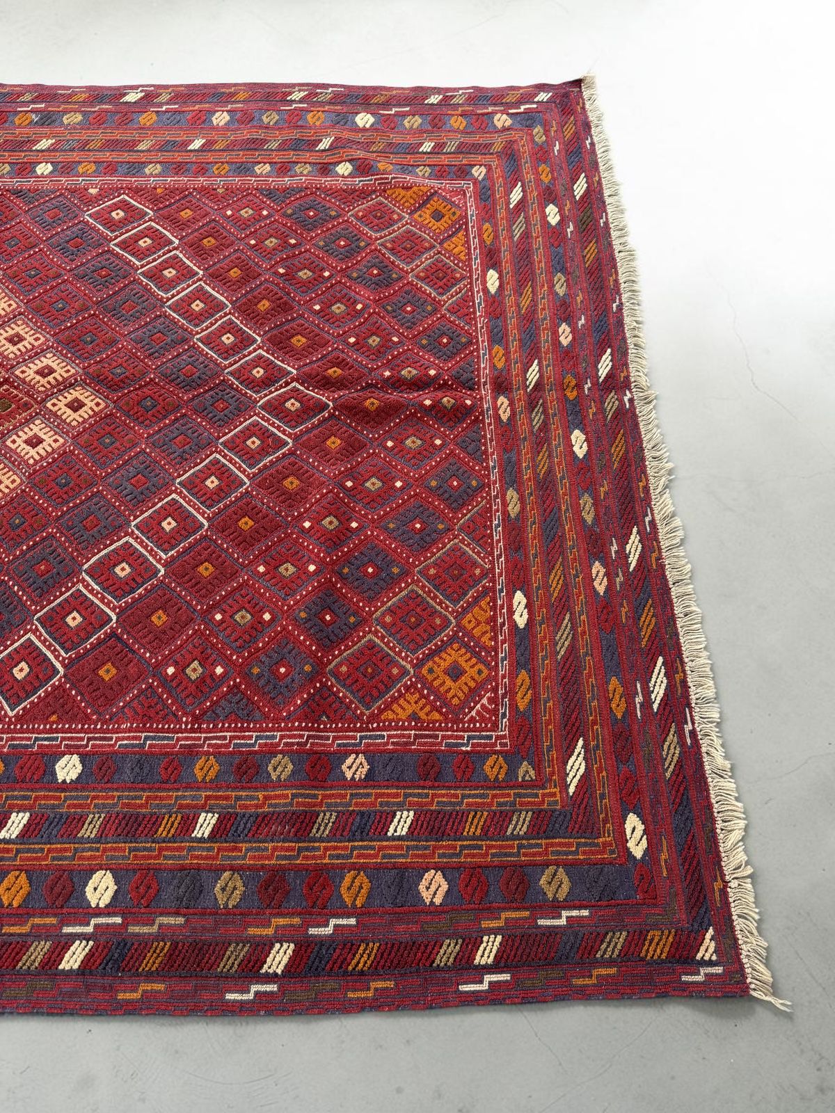 Hand-Knotted Tribal Meshwani Rug 285 CM x 196 CM SK#1482