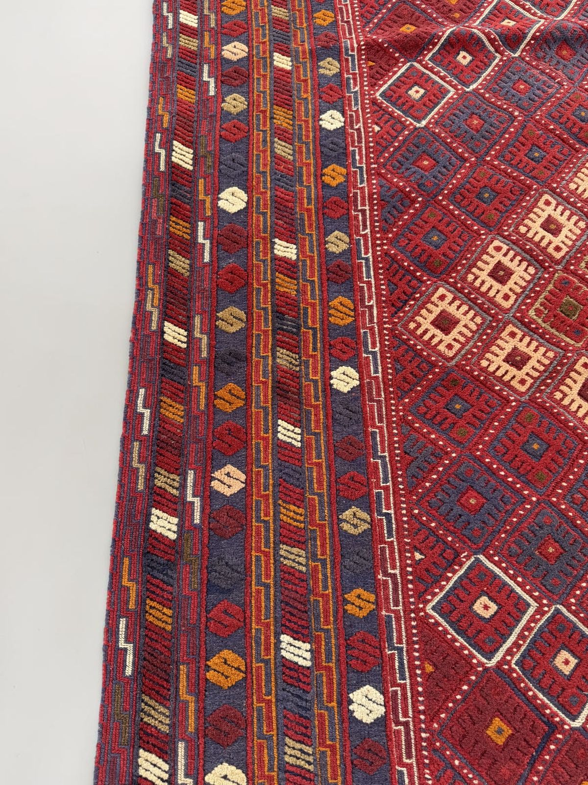 Hand-Knotted Tribal Meshwani Rug 285 CM x 196 CM SK#1482
