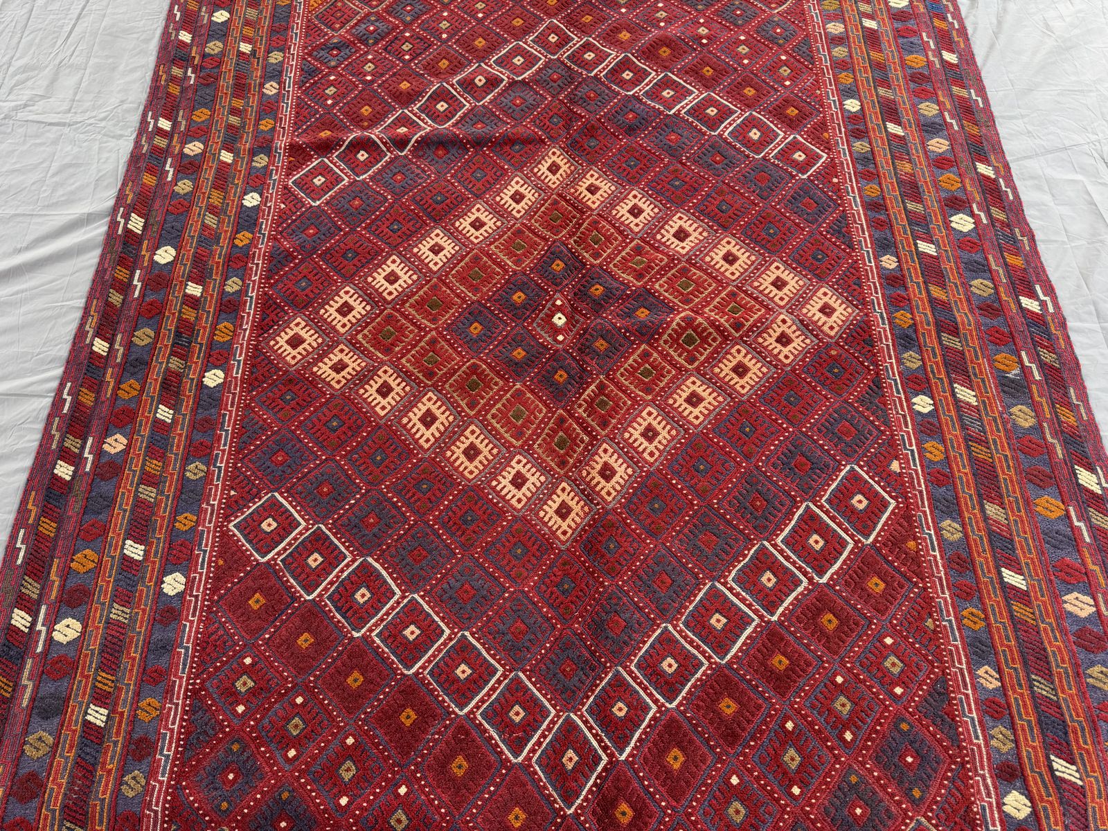 Hand-Knotted Tribal Meshwani Rug 285 CM x 196 CM SK#1482