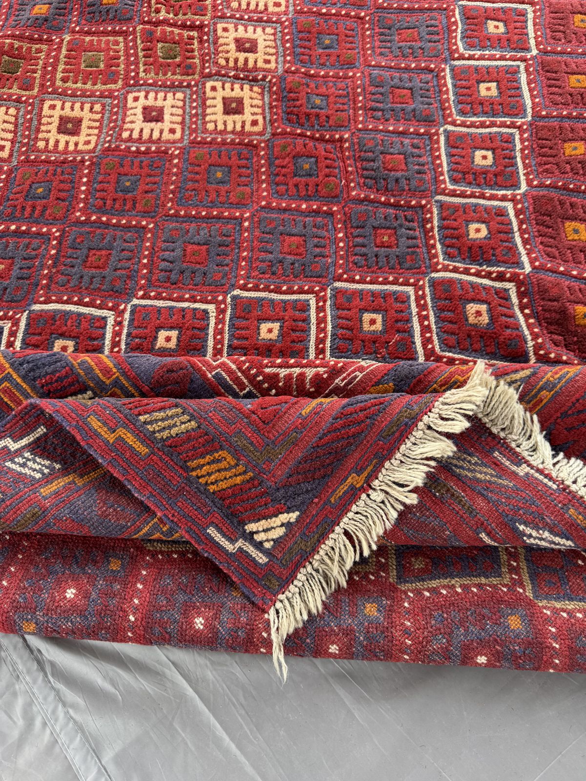 Hand-Knotted Tribal Meshwani Rug 285 CM x 196 CM SK#1482