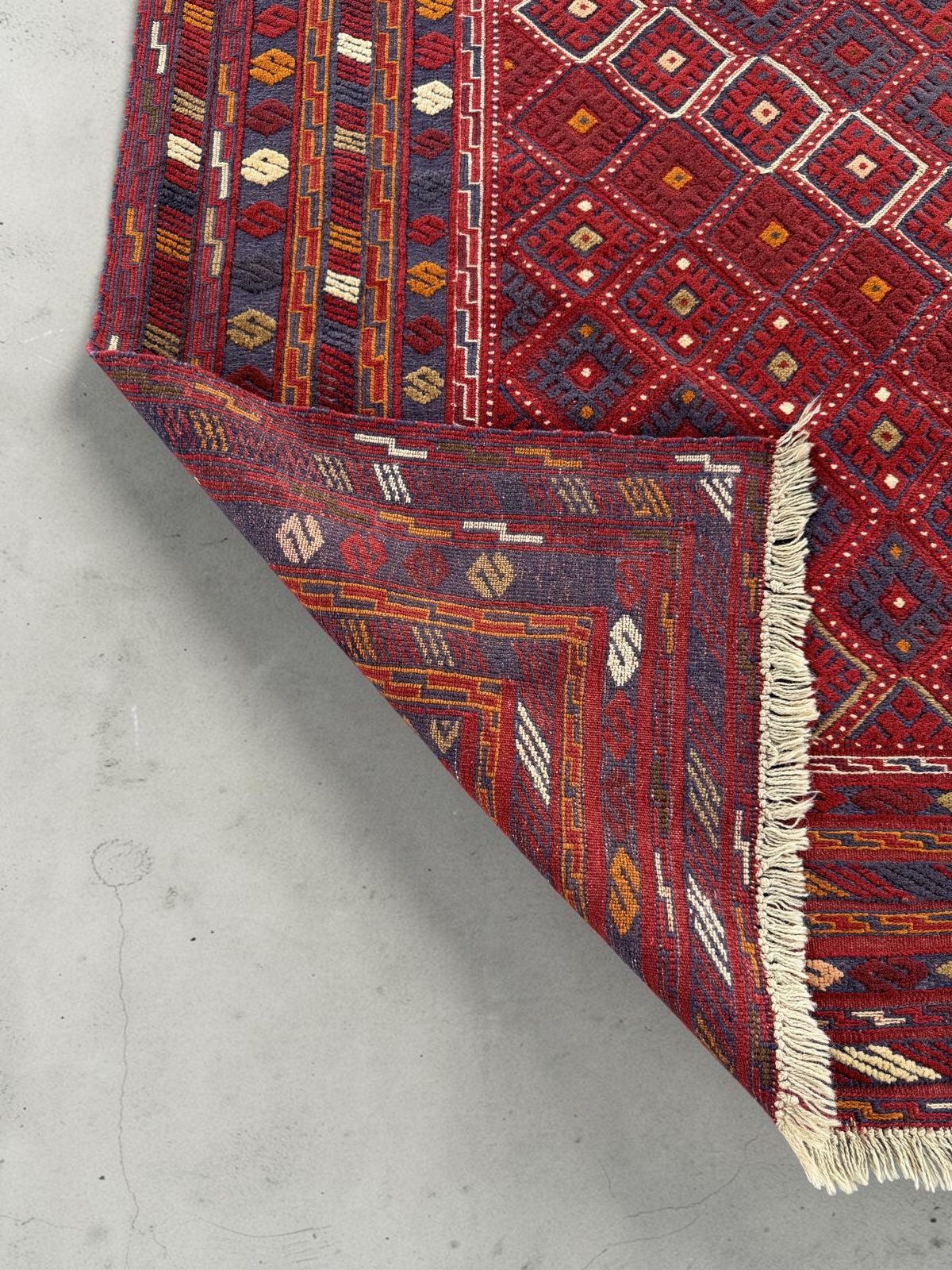Hand-Knotted Tribal Meshwani Rug 285 CM x 196 CM SK#1482