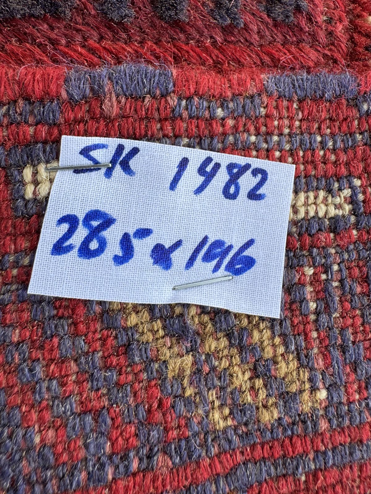 Hand-Knotted Tribal Meshwani Rug 285 CM x 196 CM SK#1482