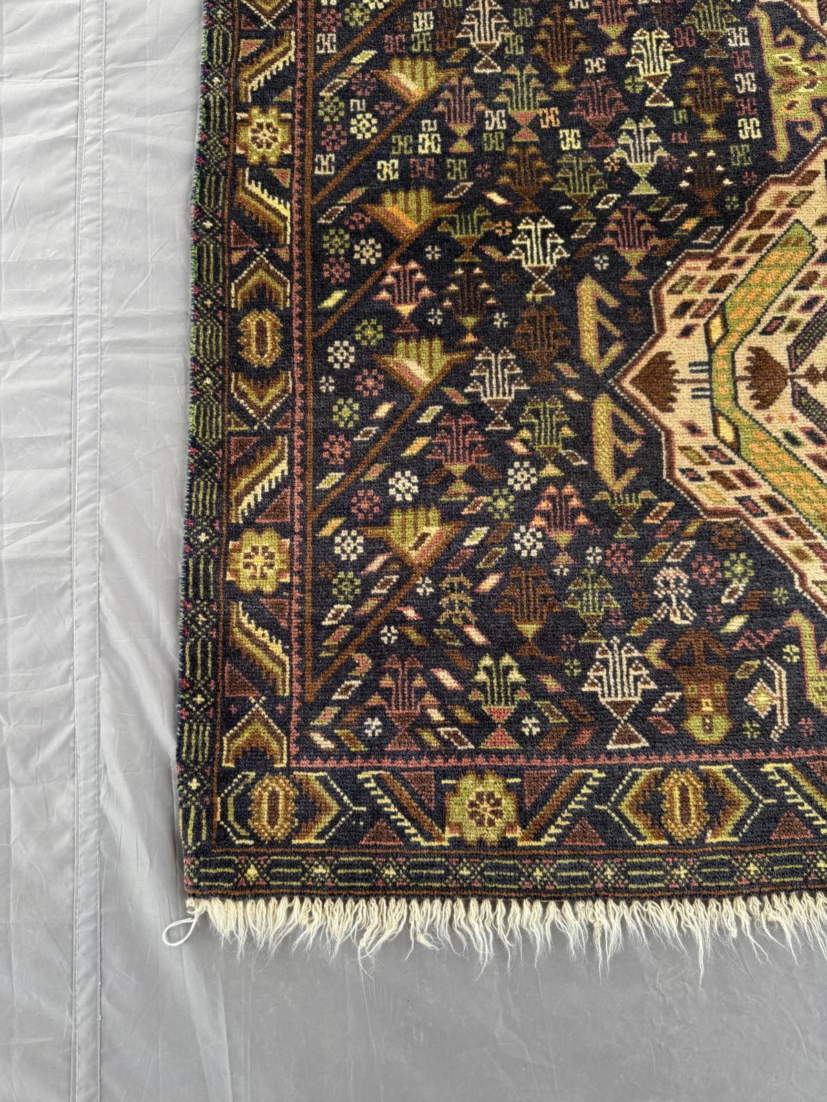 Handmade Traditional Afghan Balochi Rug 192 CM x 117 CM SK#1477