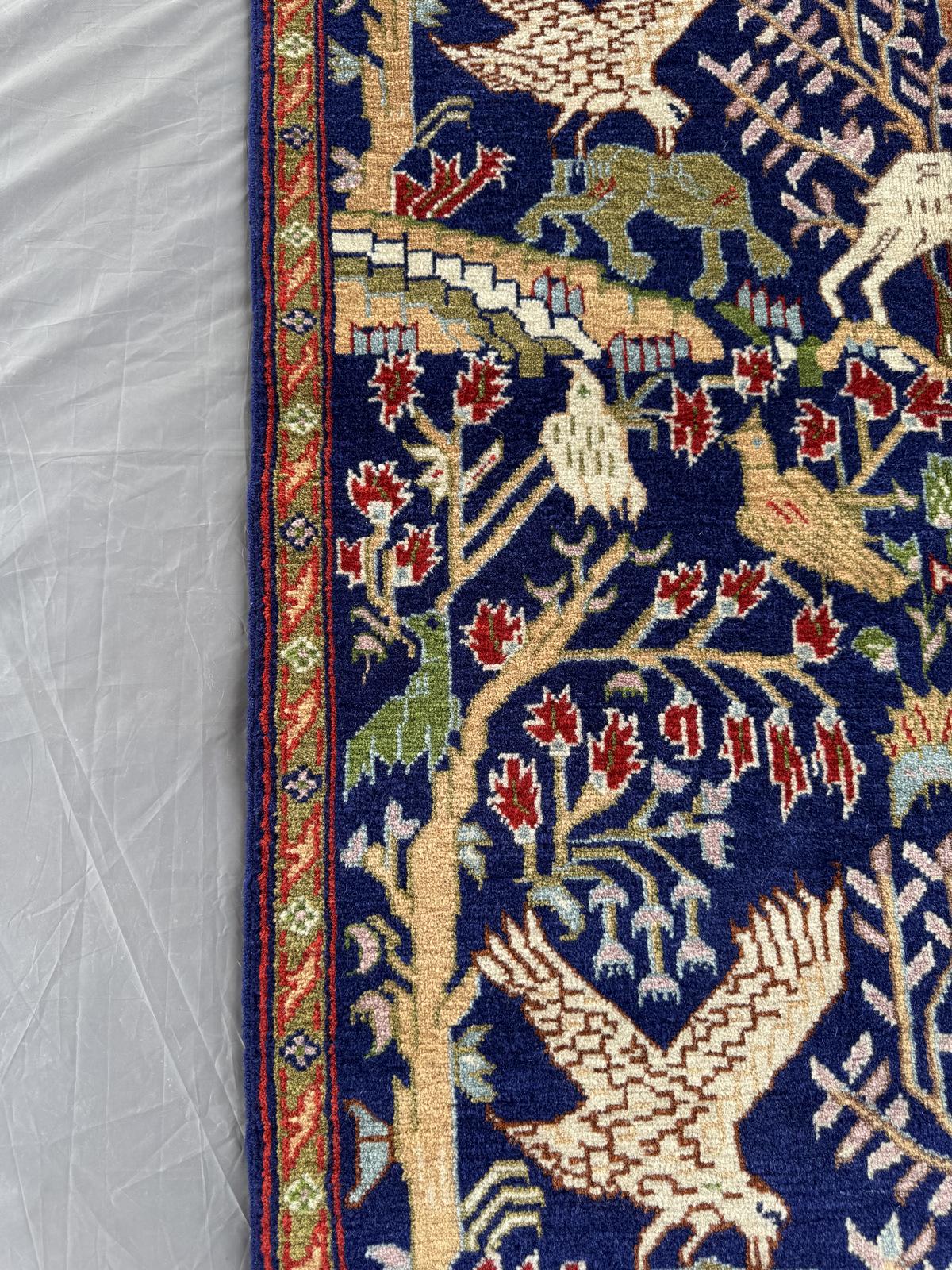 Handmade Traditional Afghan Pictorial Balochi Rug  147 CM x 93 CM SK#1478
