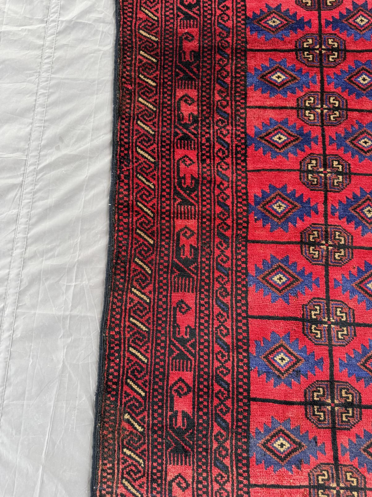 Handmade Traditional Afghan Balochi Rug 170 CM x 117 CM SK#1483
