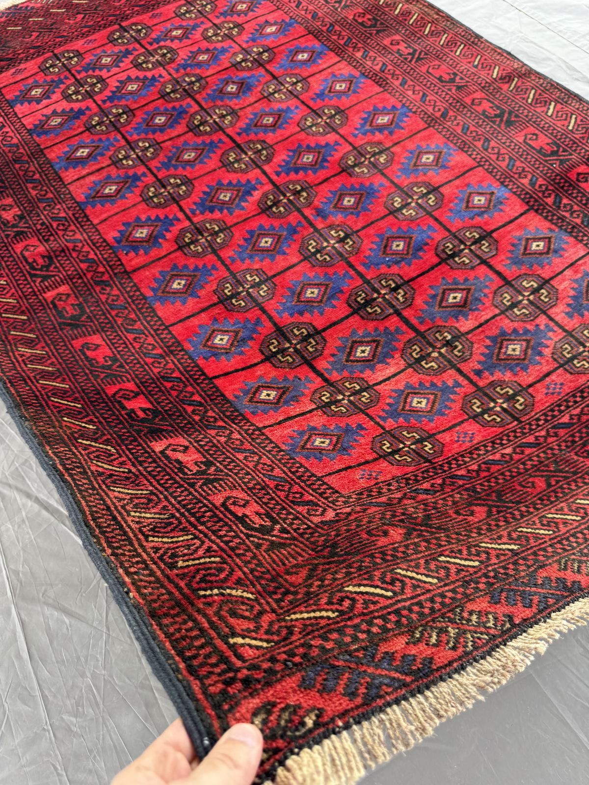 Handmade Traditional Afghan Balochi Rug 170 CM x 117 CM SK#1483