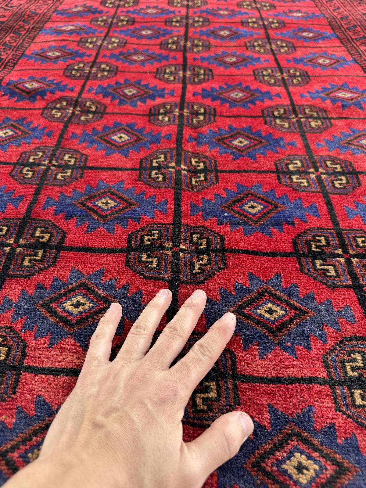 Handmade Traditional Afghan Balochi Rug 170 CM x 117 CM SK#1483