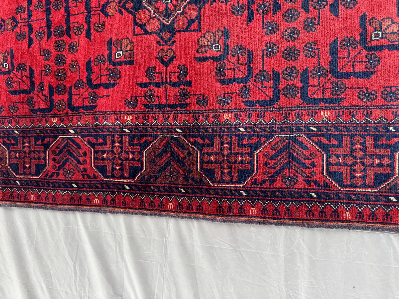 Handmade Afghan Traditional Hallway Rug  196 CM x 86 CM c
