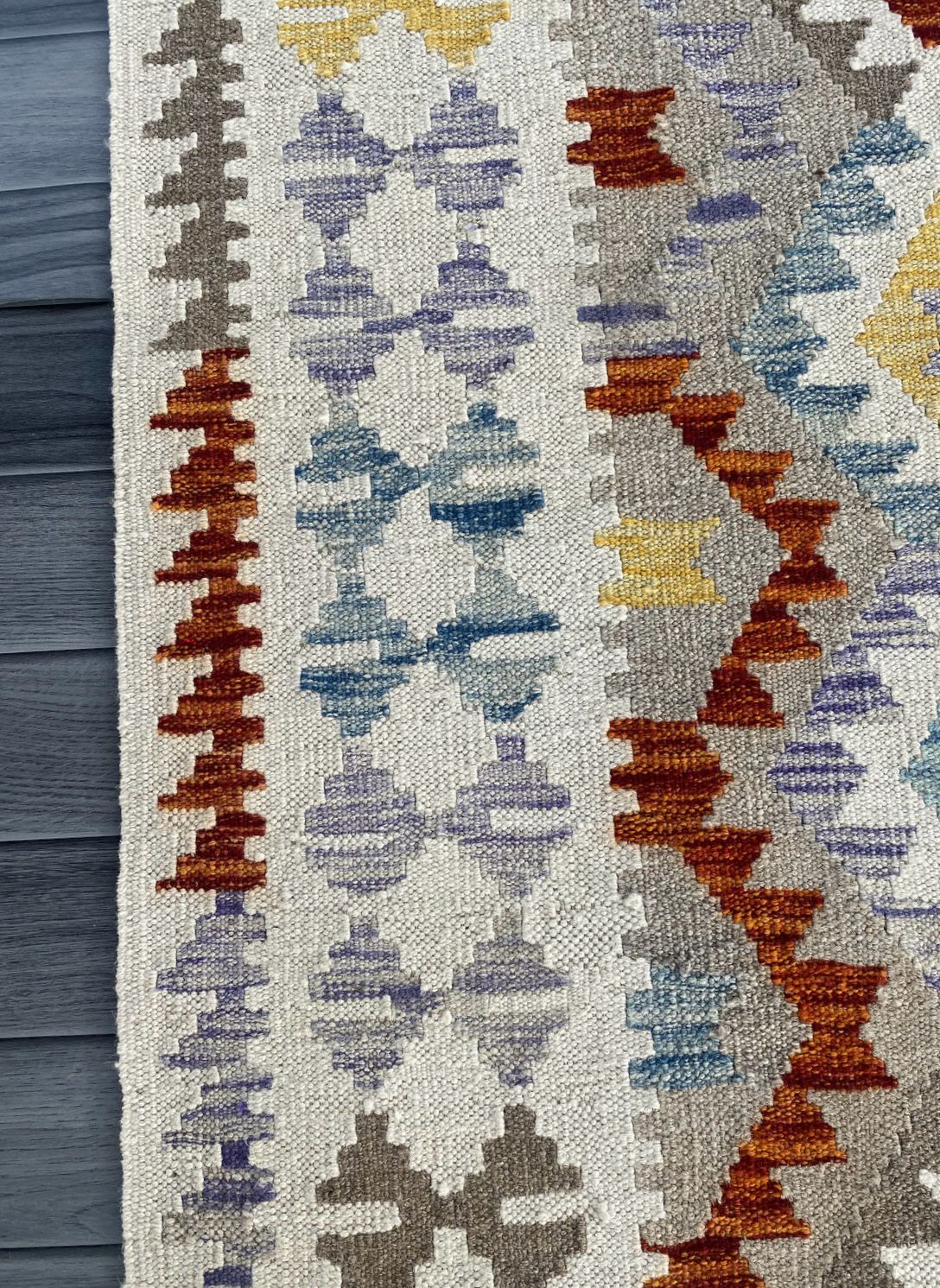 Handmade Afghan Kilim Rug  193 CM x 147 CM  SK#1231