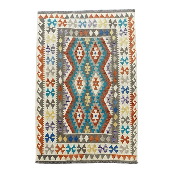 Handmade Afghan Kilim Rug  210 CM x 152 CM  SK#1233