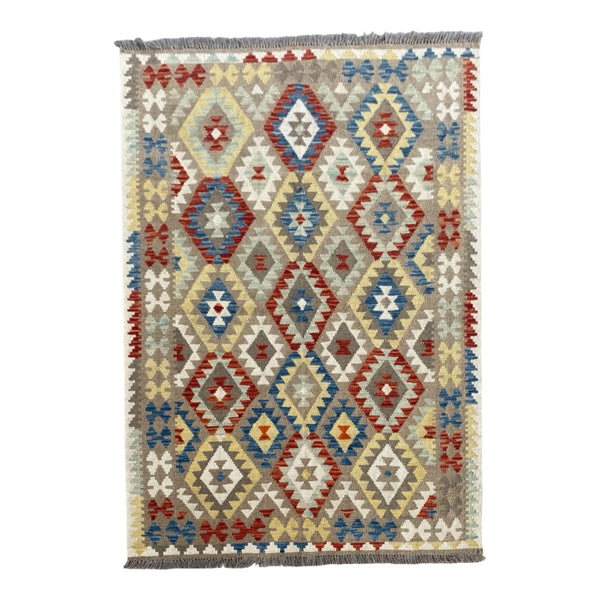 Handmade Afghan Kilim Rug  194 CM x 149 CM  SK#1235