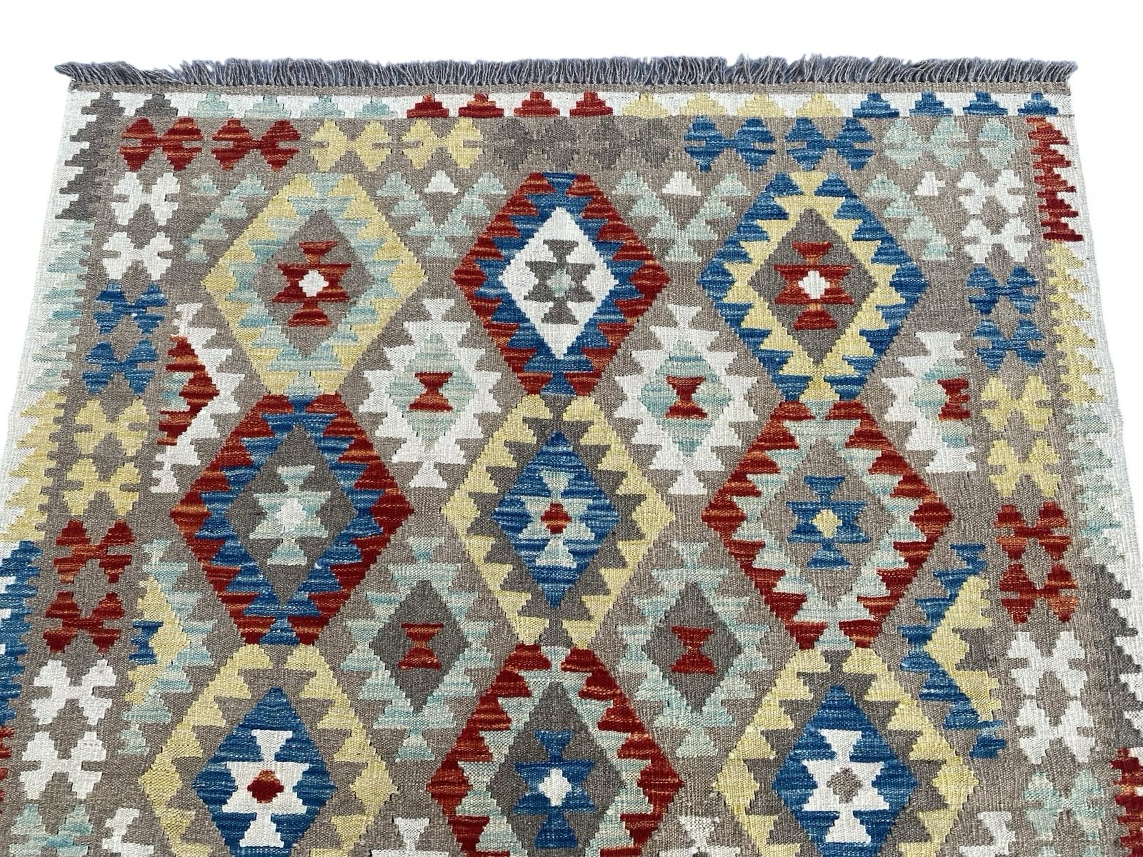 Handmade Afghan Kilim Rug  194 CM x 149 CM  SK#1235