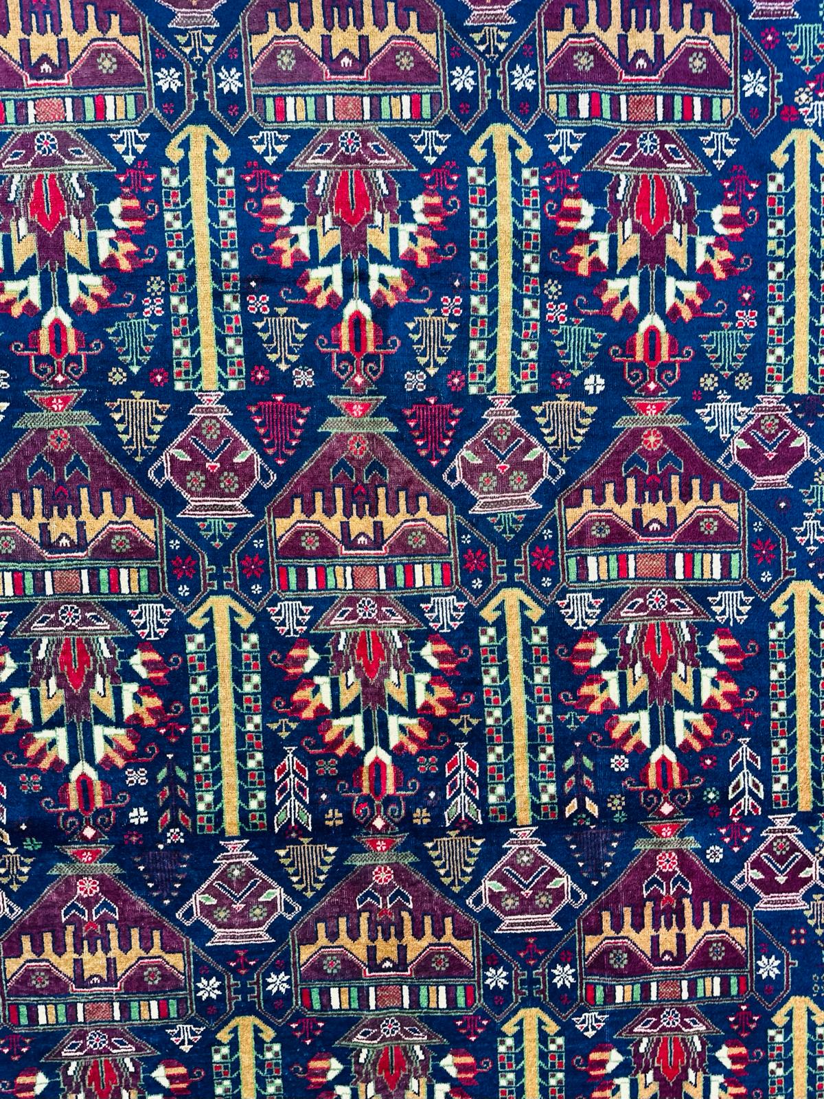 Handmade Traditional Afghan Vintage Balochi Rug  312 CM x 190 CM Sk#2011