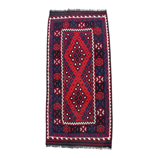 Handmade Afghan Kilim Runner Rug 195 CM x 103 CM Sk#2014