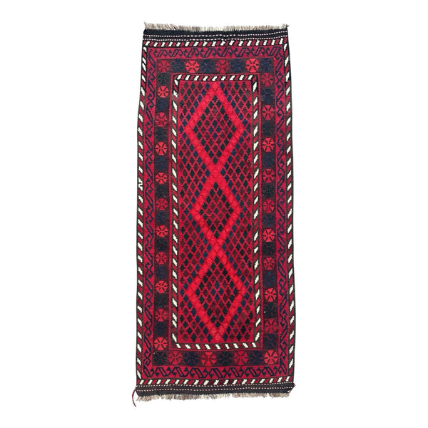 Handmade Afghan Kilim Runner Rug 195 CM x 100 CM Sk#2015