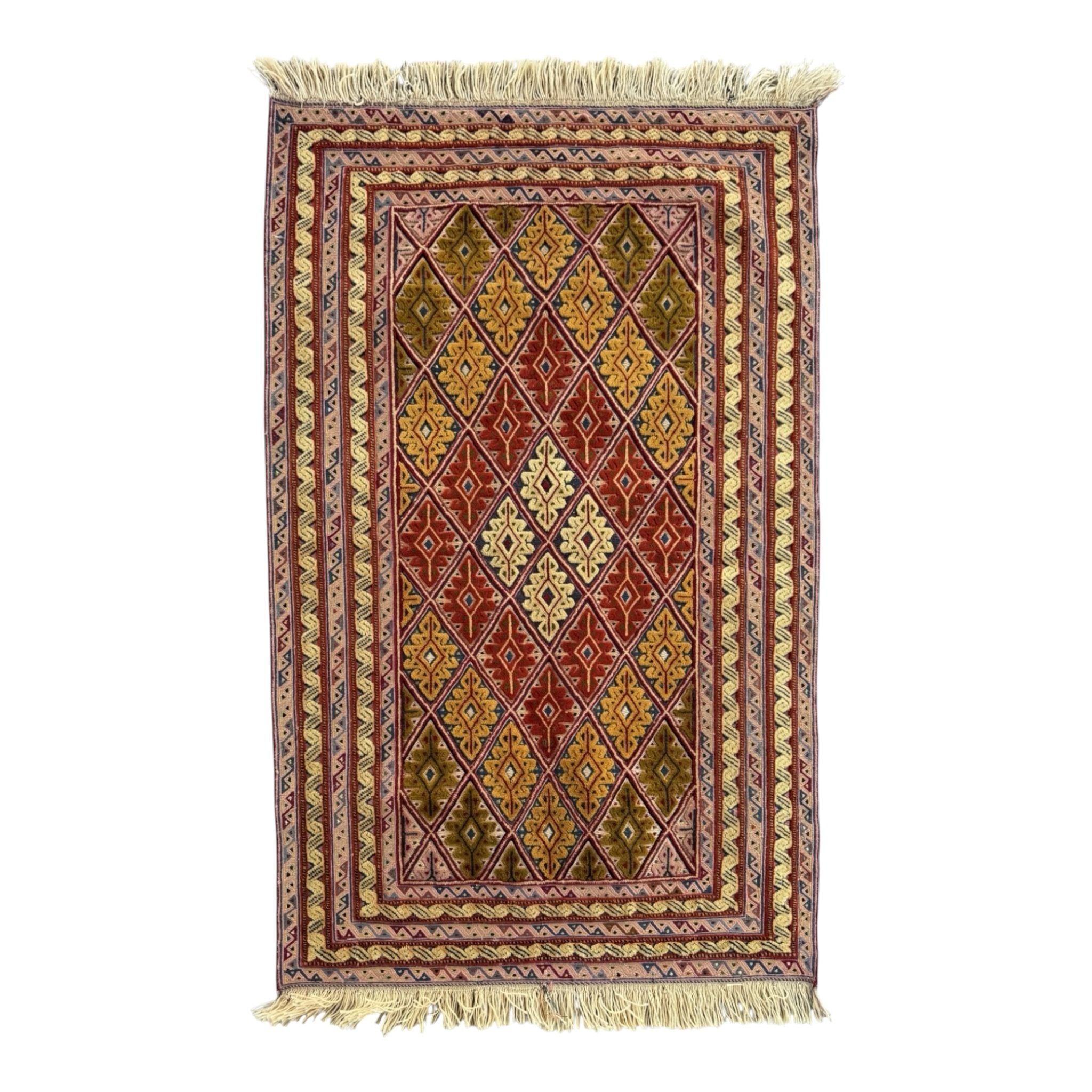 Handmade Afghan Meshwani Rug 120 CM x 80 CM  SK#1492