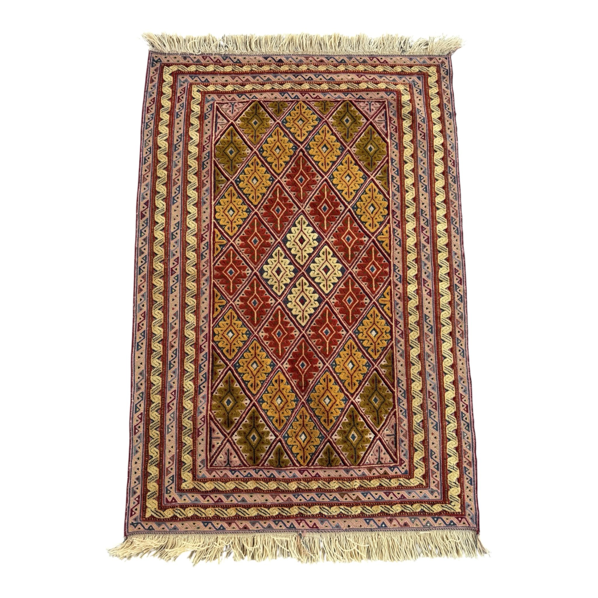 Handmade Afghan Meshwani Rug 120 CM x 80 CM  SK#1492