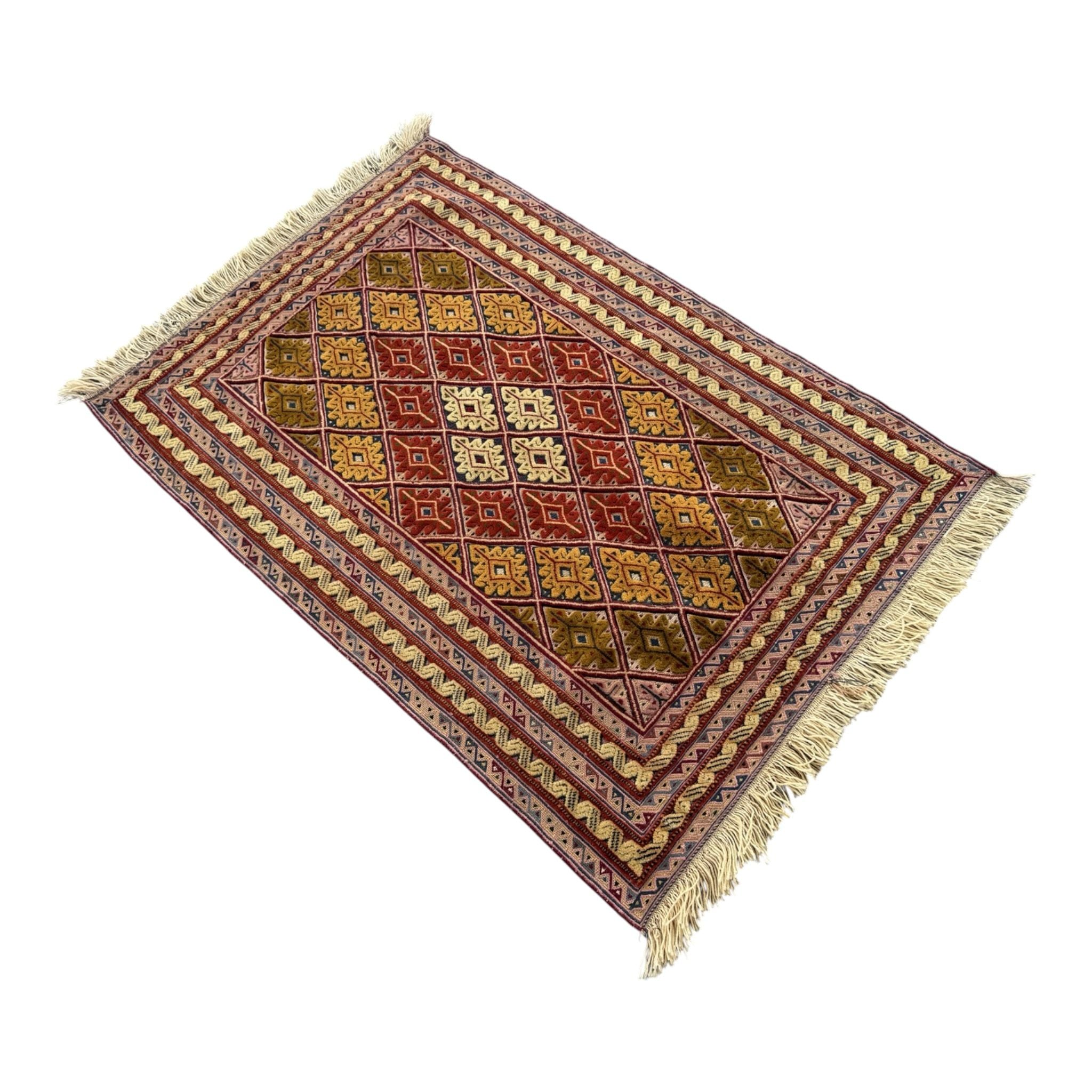 Handmade Afghan Meshwani Rug 120 CM x 80 CM  SK#1492