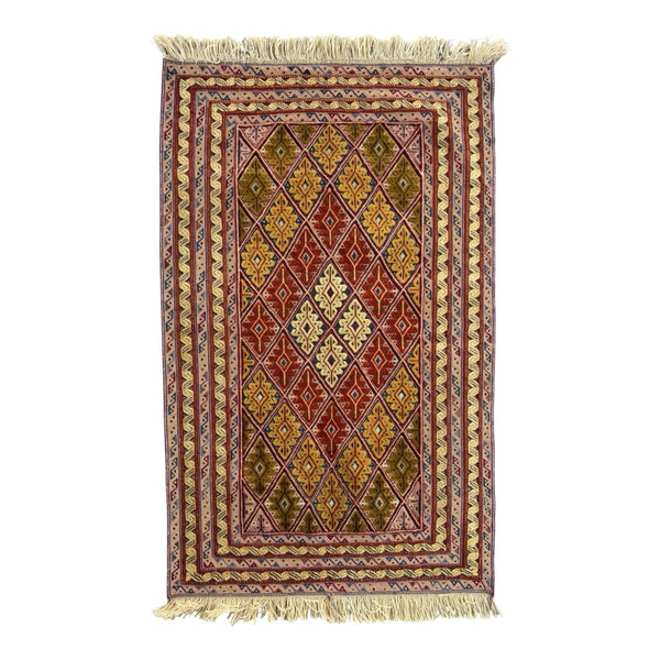 Handmade Afghan Meshwani Rug 120 CM x 80 CM  SK#1492