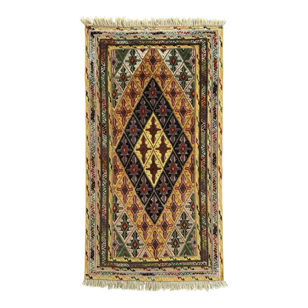 Handmade Afghan Meshwani Rug 140 CM x 84 CM  SK#1493