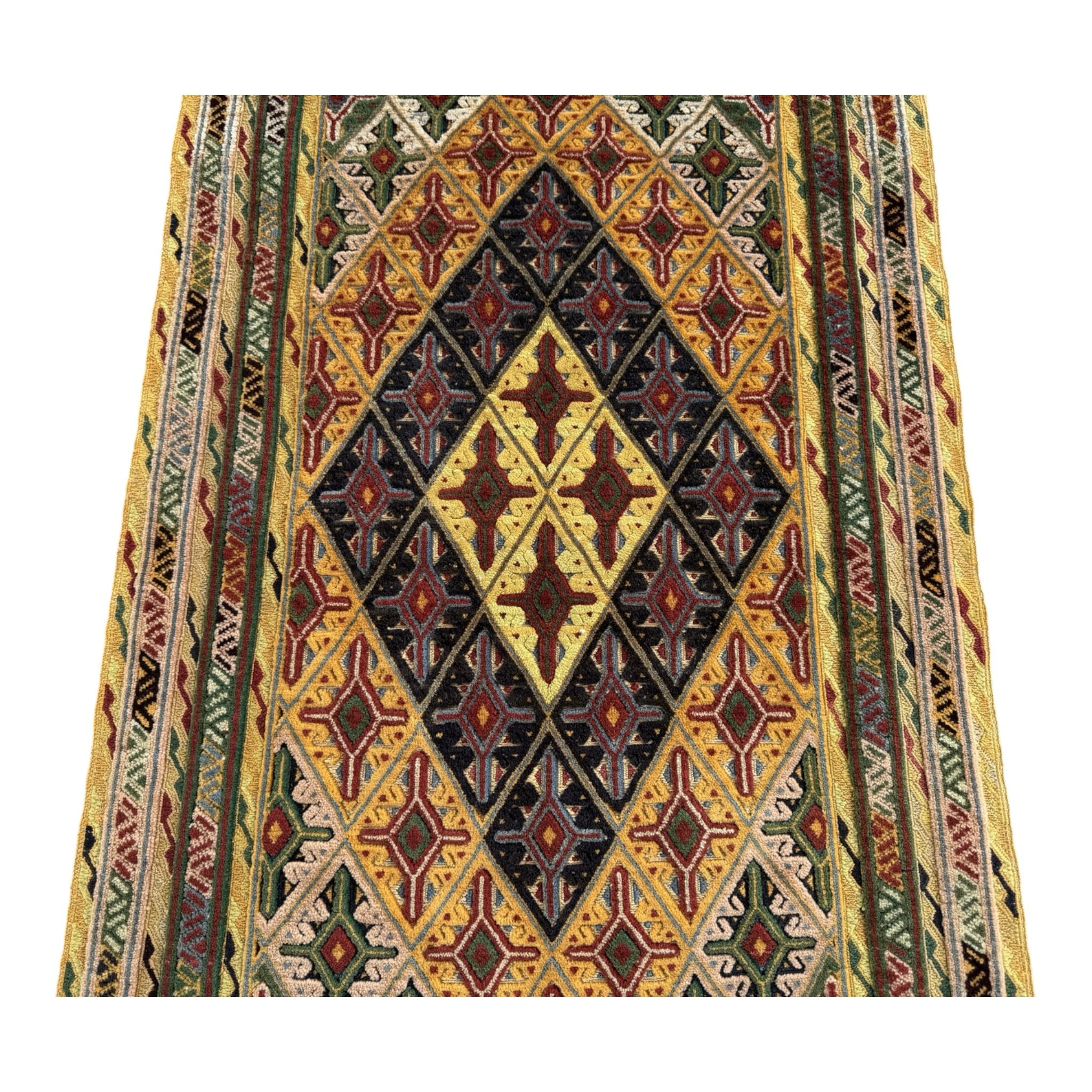 Handmade Afghan Meshwani Rug 140 CM x 84 CM  SK#1493