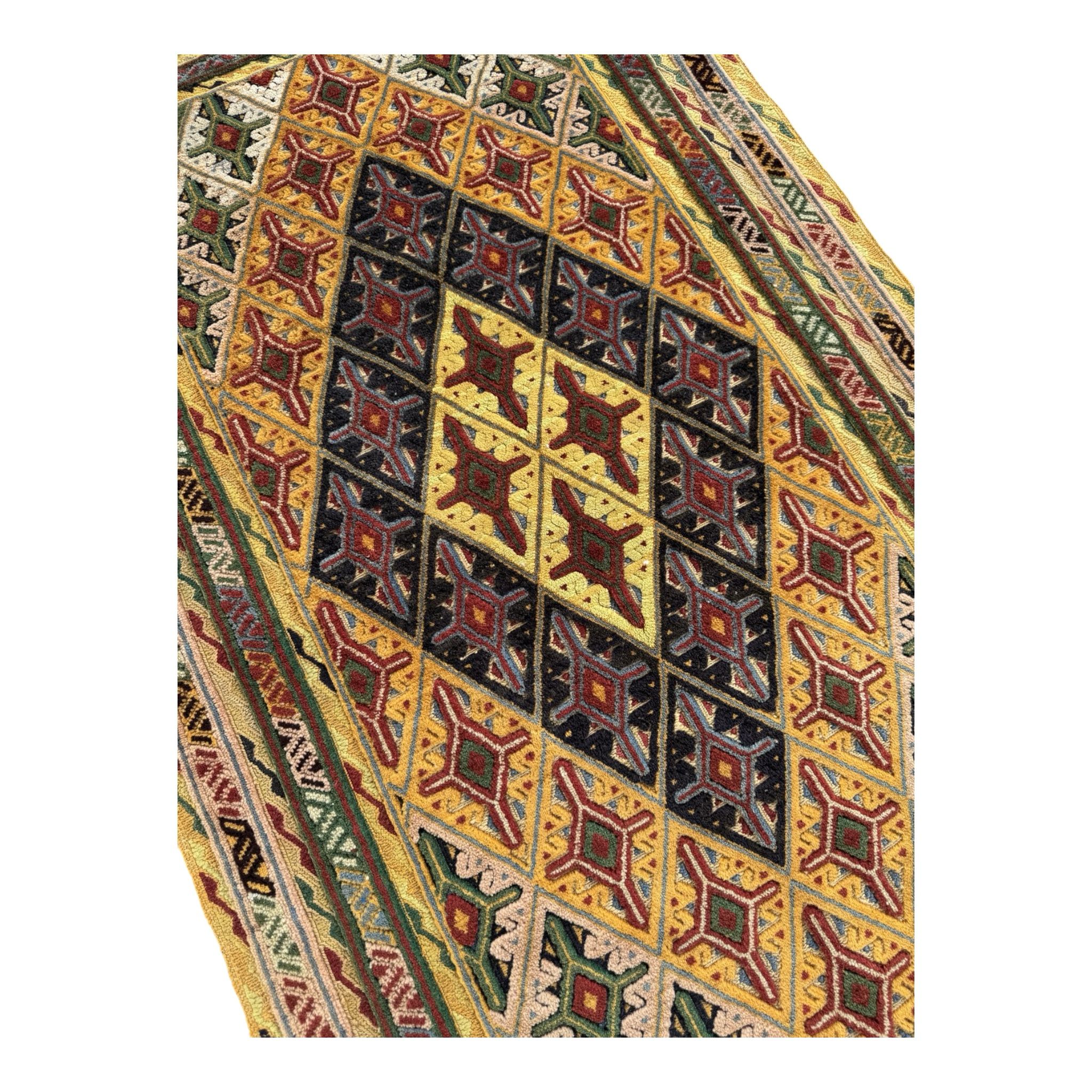 Handmade Afghan Meshwani Rug 140 CM x 84 CM  SK#1493
