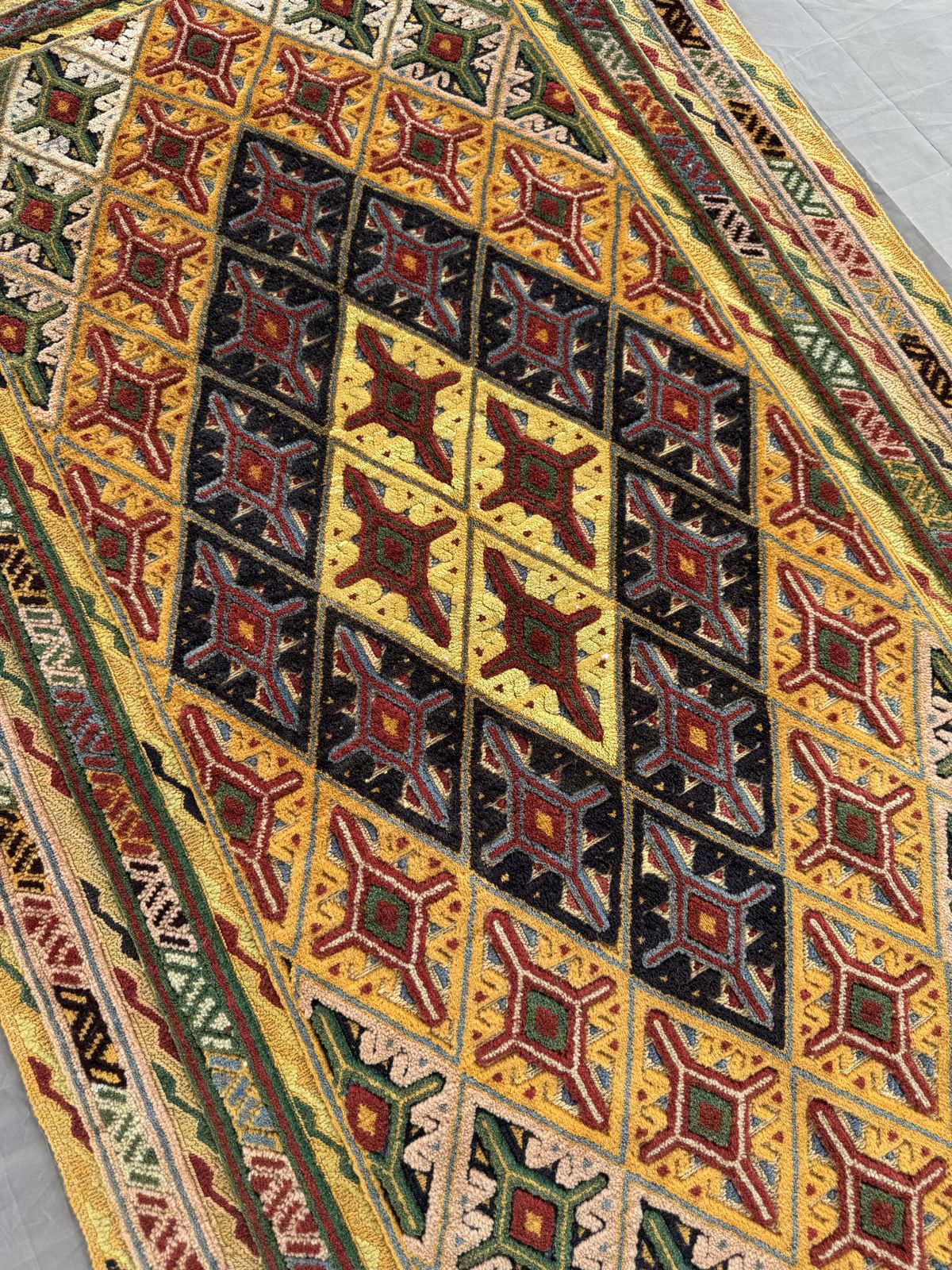 Handmade Afghan Meshwani Rug 140 CM x 84 CM  SK#1493