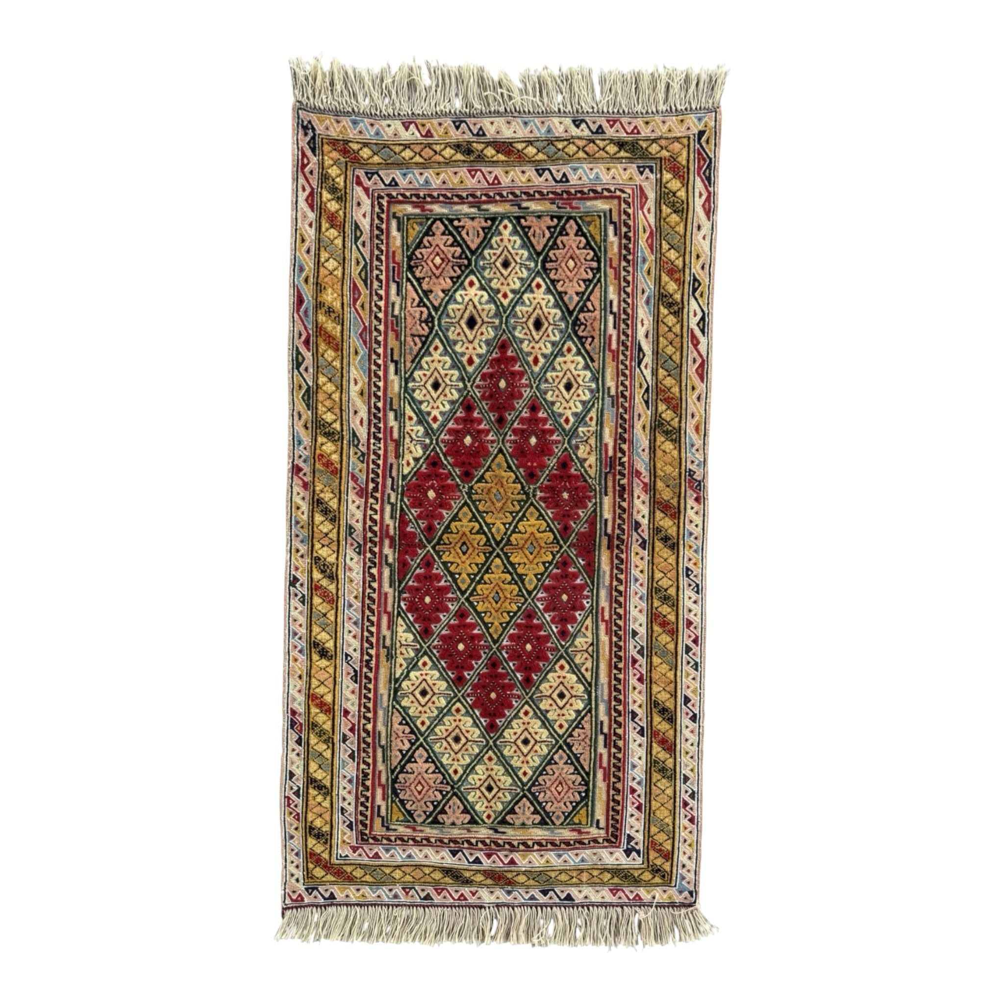 Handmade Afghan Meshwani Rug 120 CM x 94 CM  SK#1494