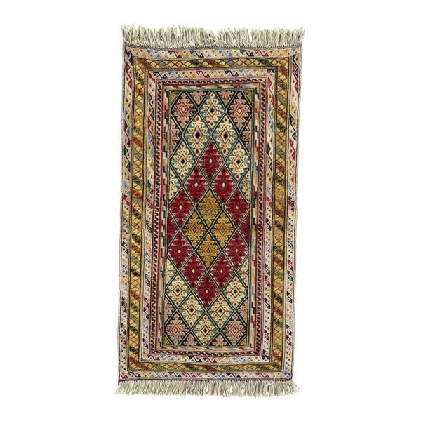 Handmade Afghan Meshwani Rug 120 CM x 94 CM  SK#1494