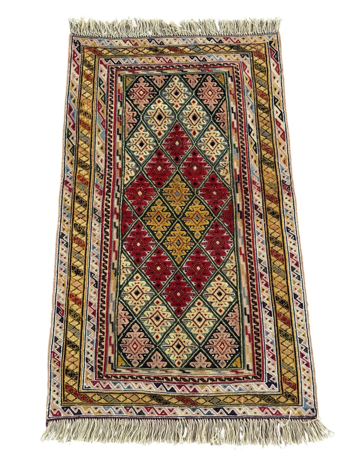 Handmade Afghan Meshwani Rug 120 CM x 94 CM  SK#1494