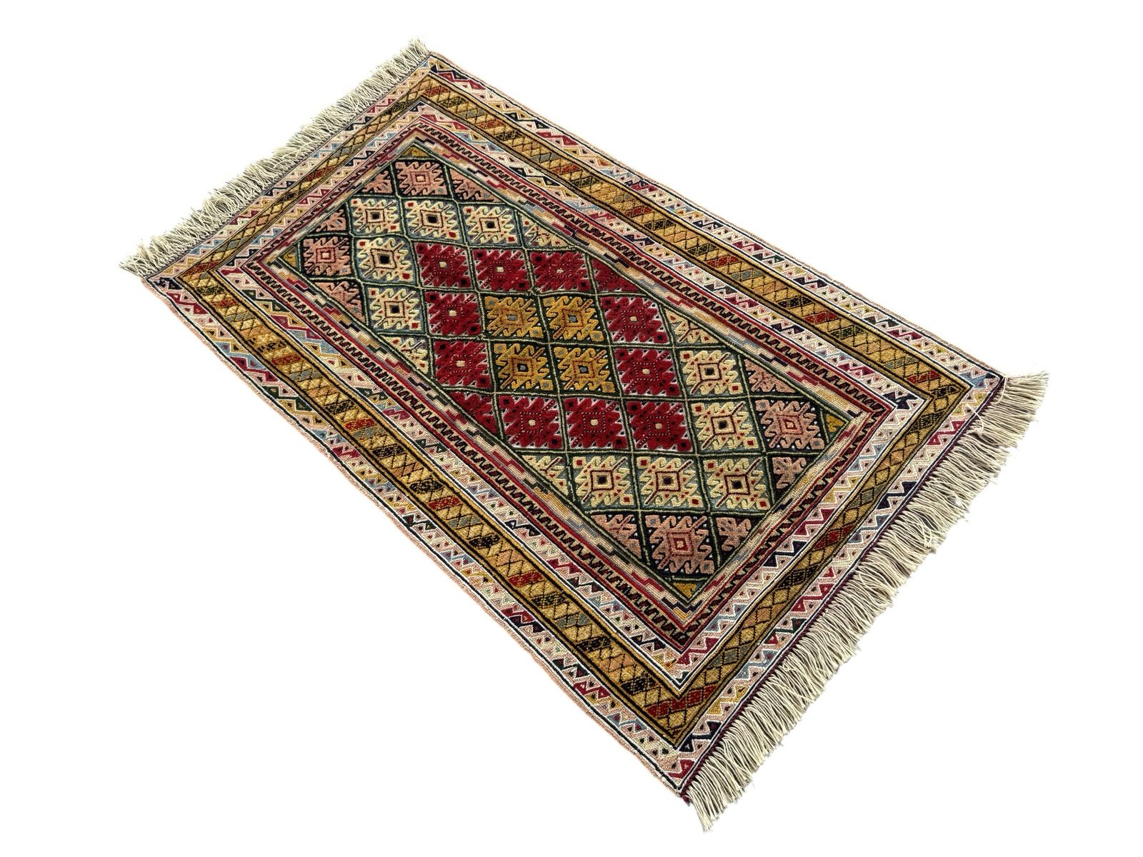 Handmade Afghan Meshwani Rug 120 CM x 94 CM  SK#1494