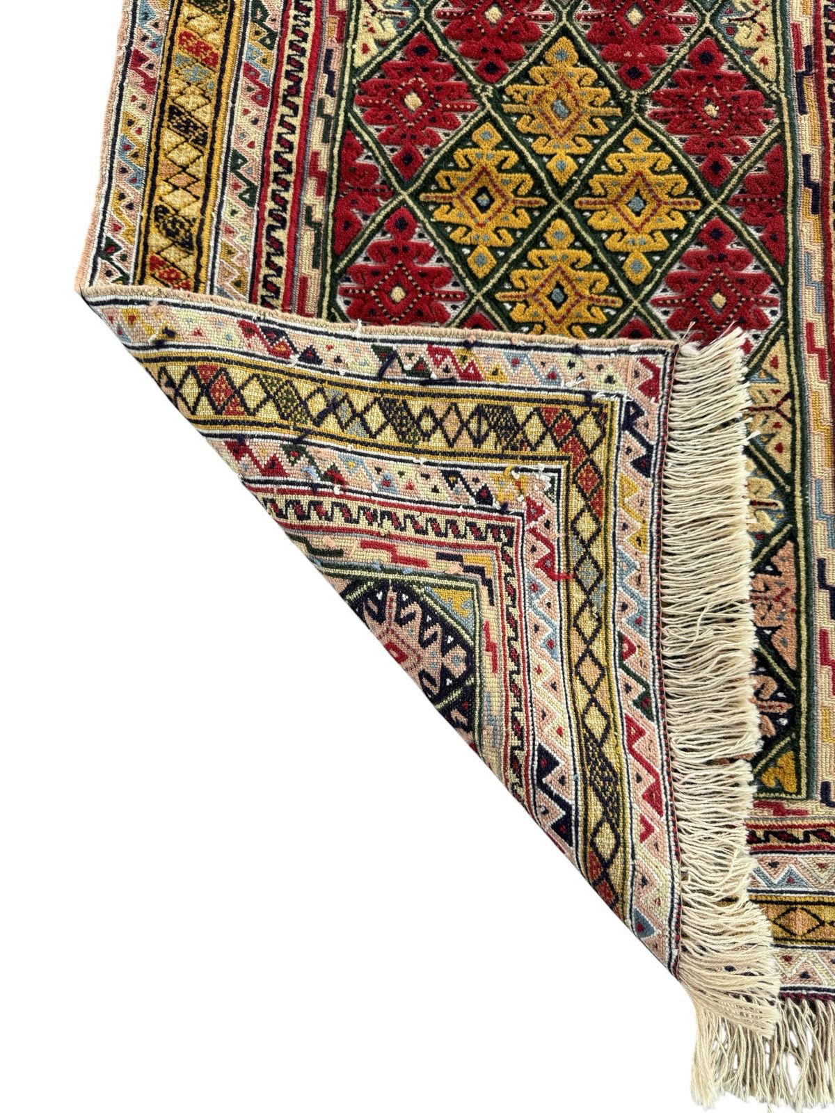 Handmade Afghan Meshwani Rug 120 CM x 94 CM  SK#1494
