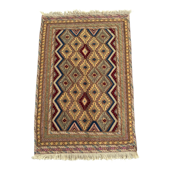 Handmade Afghan Meshwani Rug 125 CM x 85 CM  SK#1495