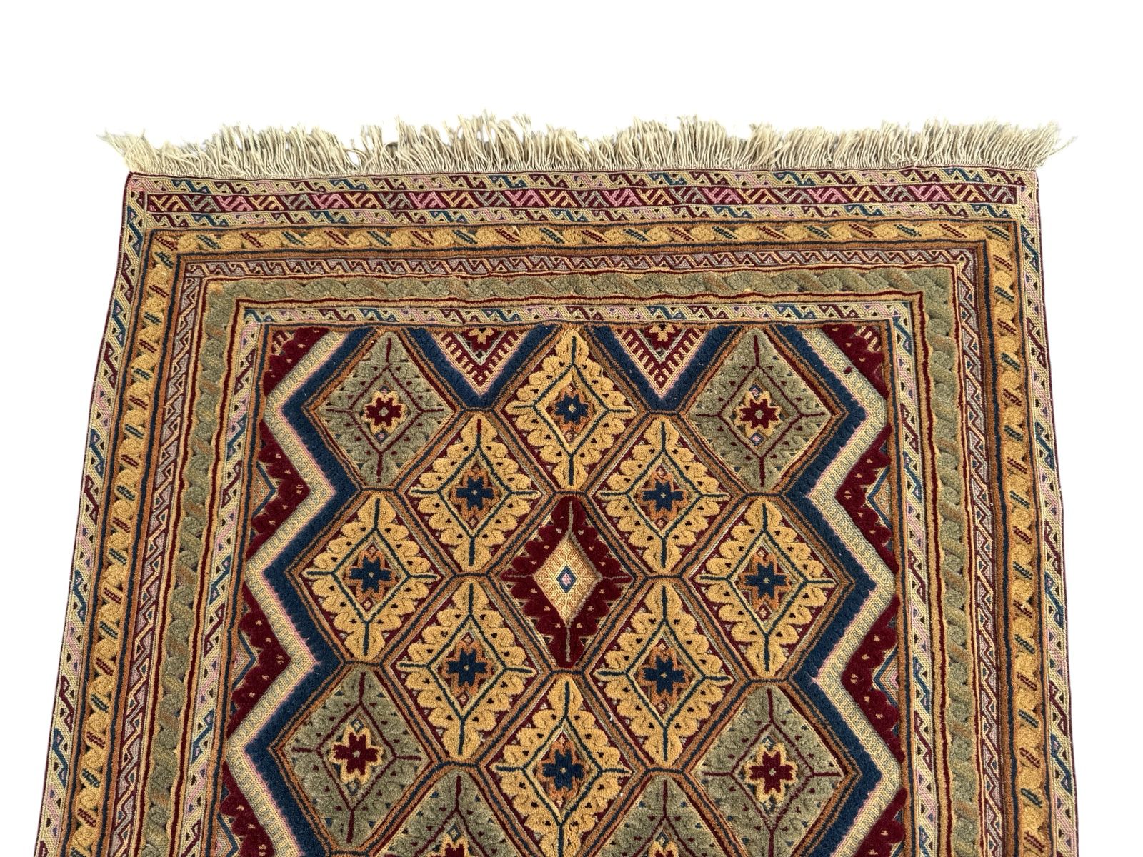 Handmade Afghan Meshwani Rug 125 CM x 85 CM  SK#1495