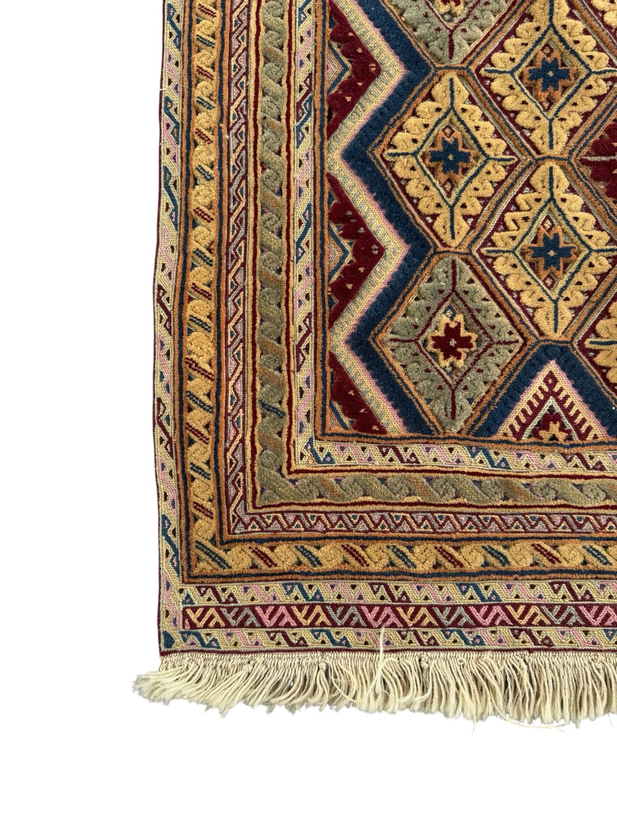 Handmade Afghan Meshwani Rug 125 CM x 85 CM  SK#1495