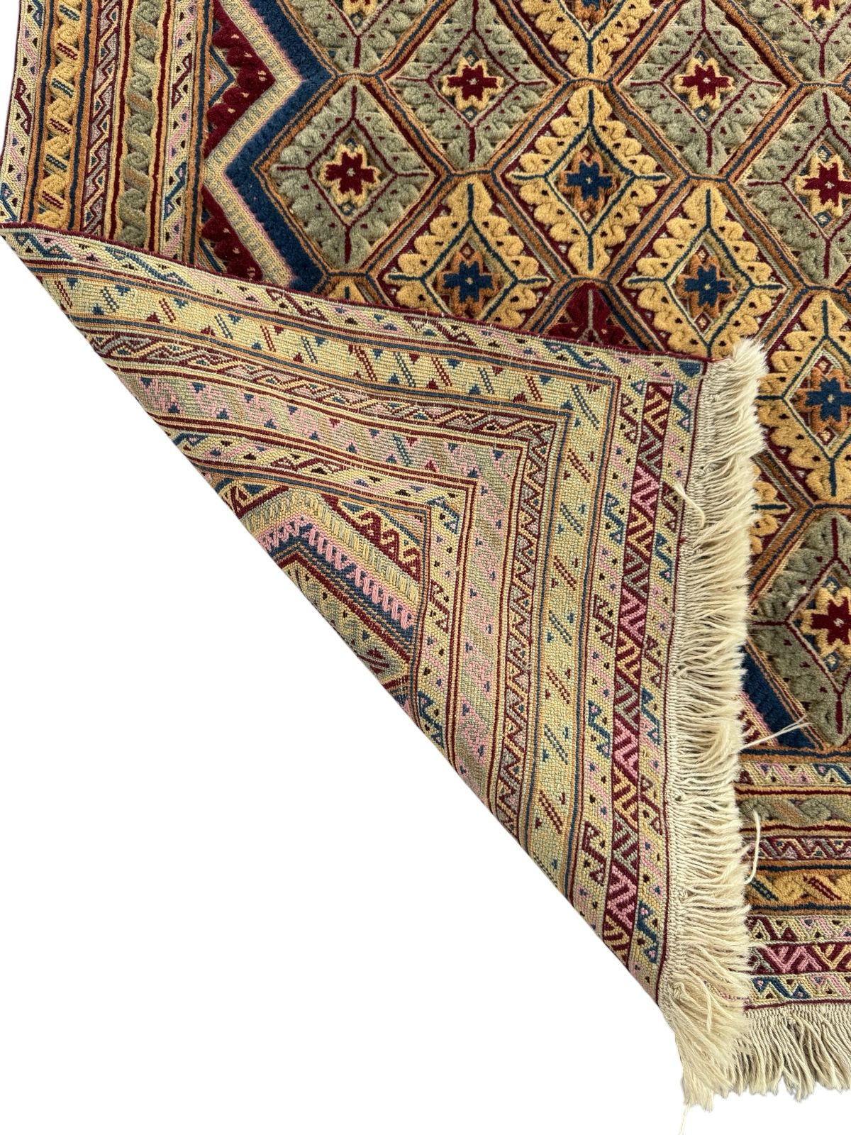 Handmade Afghan Meshwani Rug 125 CM x 85 CM  SK#1495