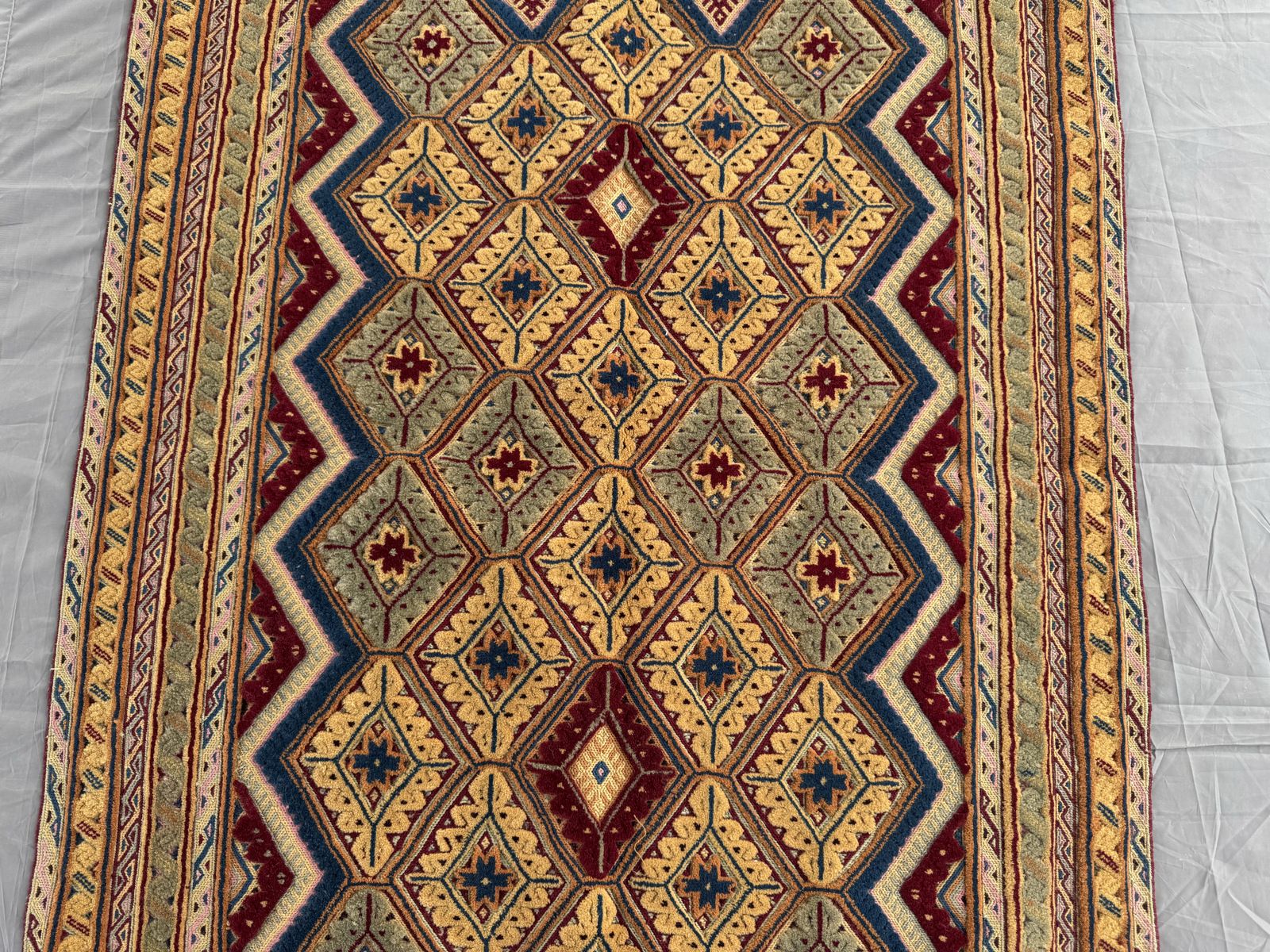 Handmade Afghan Meshwani Rug 125 CM x 85 CM  SK#1495