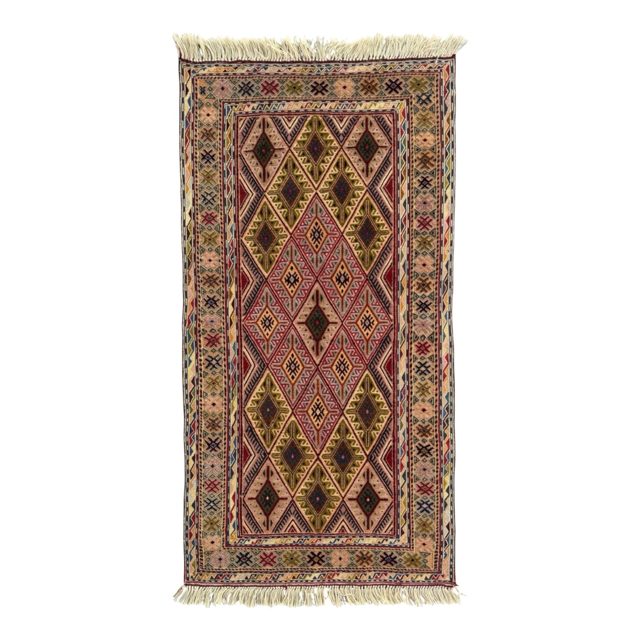 Handmade Afghan Meshwani Rug 140 CM x 80 CM  SK#1496