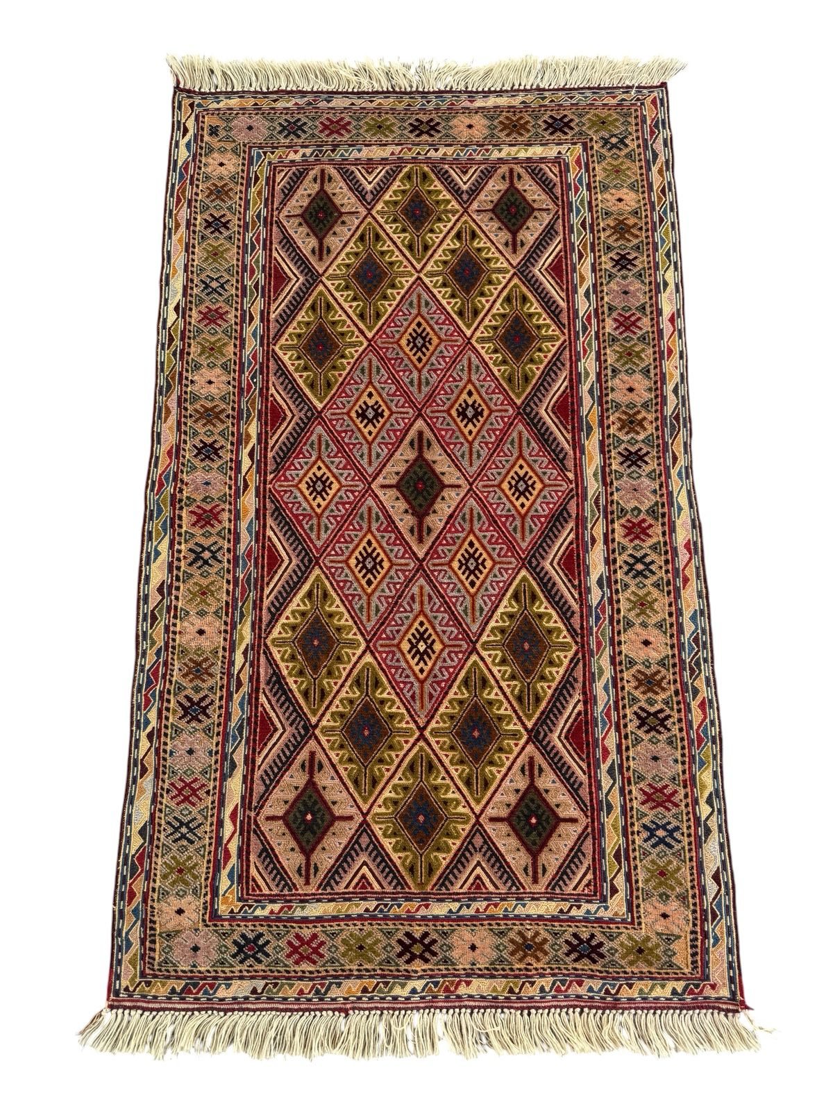 Handmade Afghan Meshwani Rug 140 CM x 80 CM  SK#1496