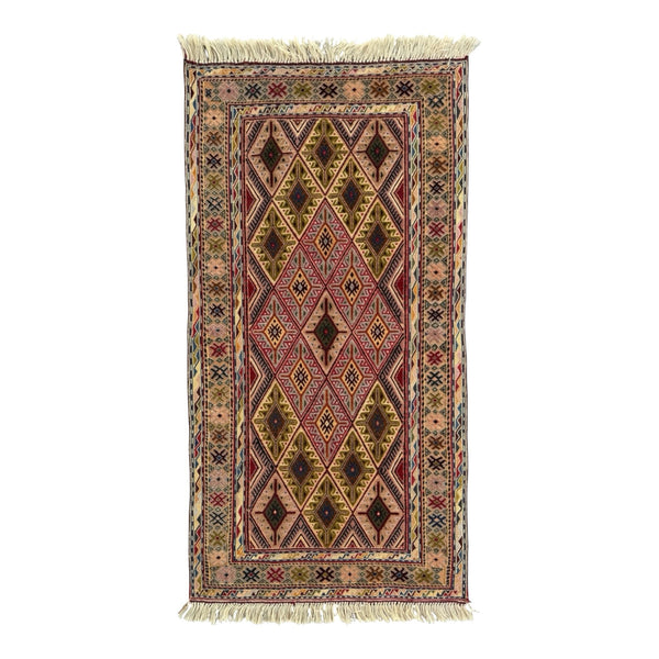 Handmade Afghan Meshwani Rug 140 CM x 80 CM  SK#1496