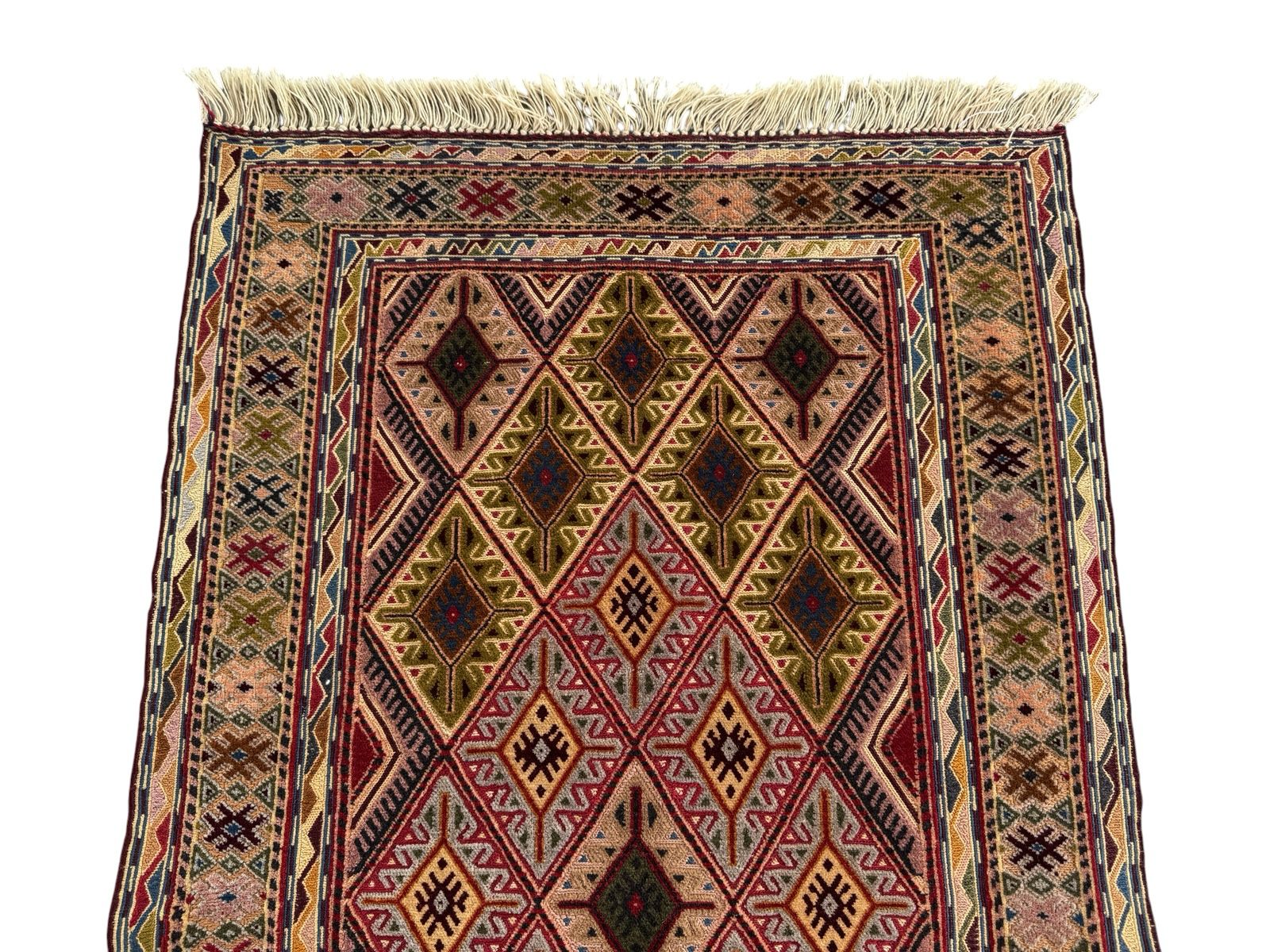 Handmade Afghan Meshwani Rug 140 CM x 80 CM  SK#1496