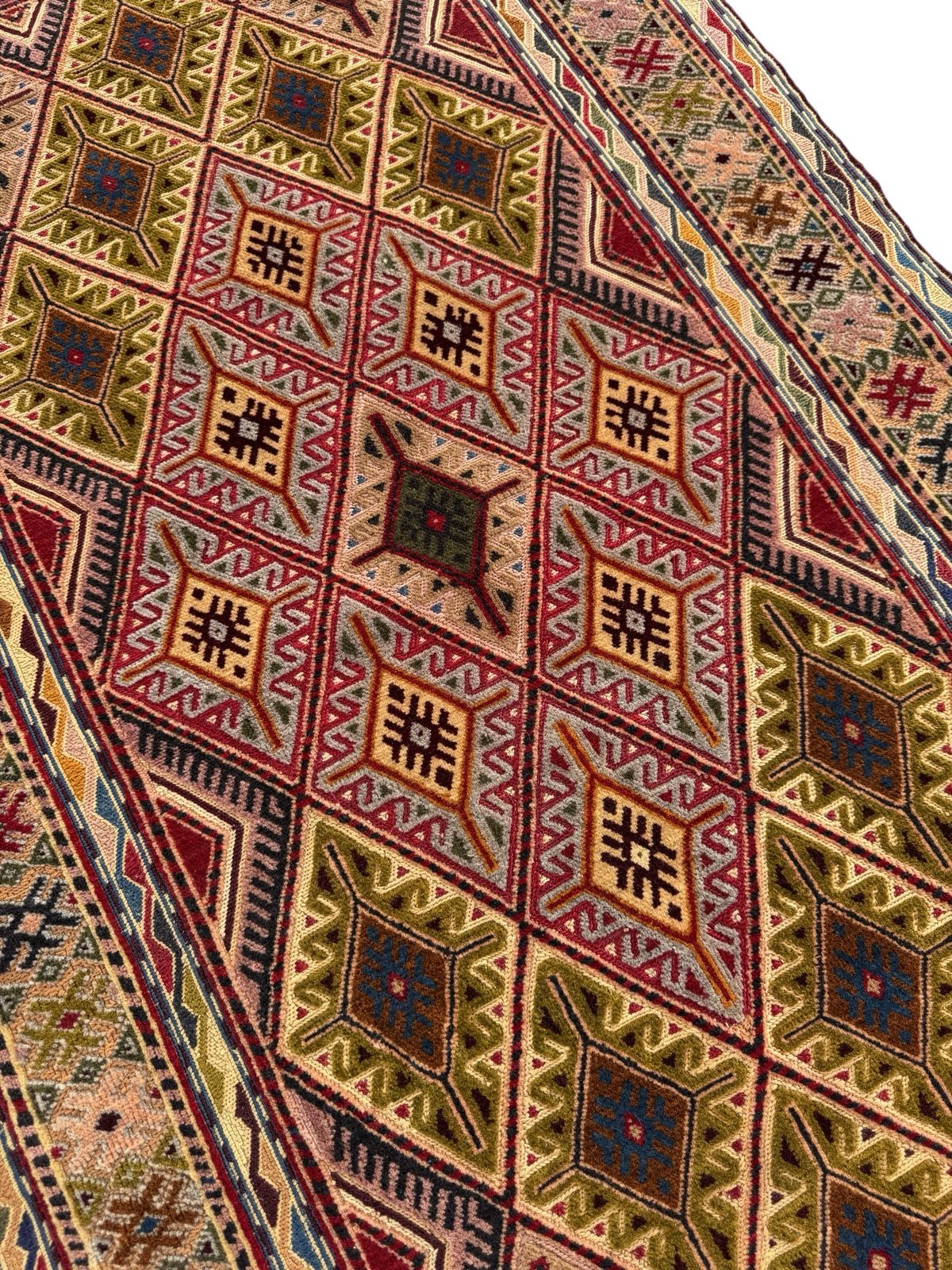 Handmade Afghan Meshwani Rug 140 CM x 80 CM  SK#1496