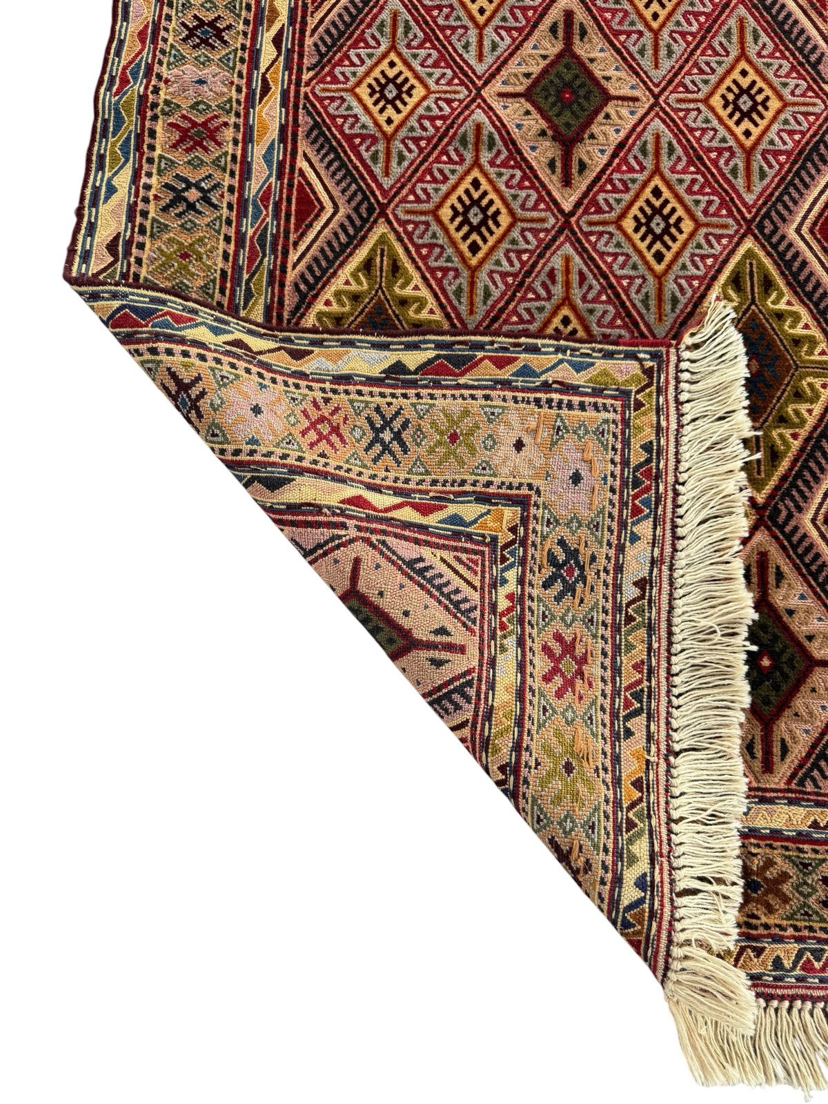 Handmade Afghan Meshwani Rug 140 CM x 80 CM  SK#1496