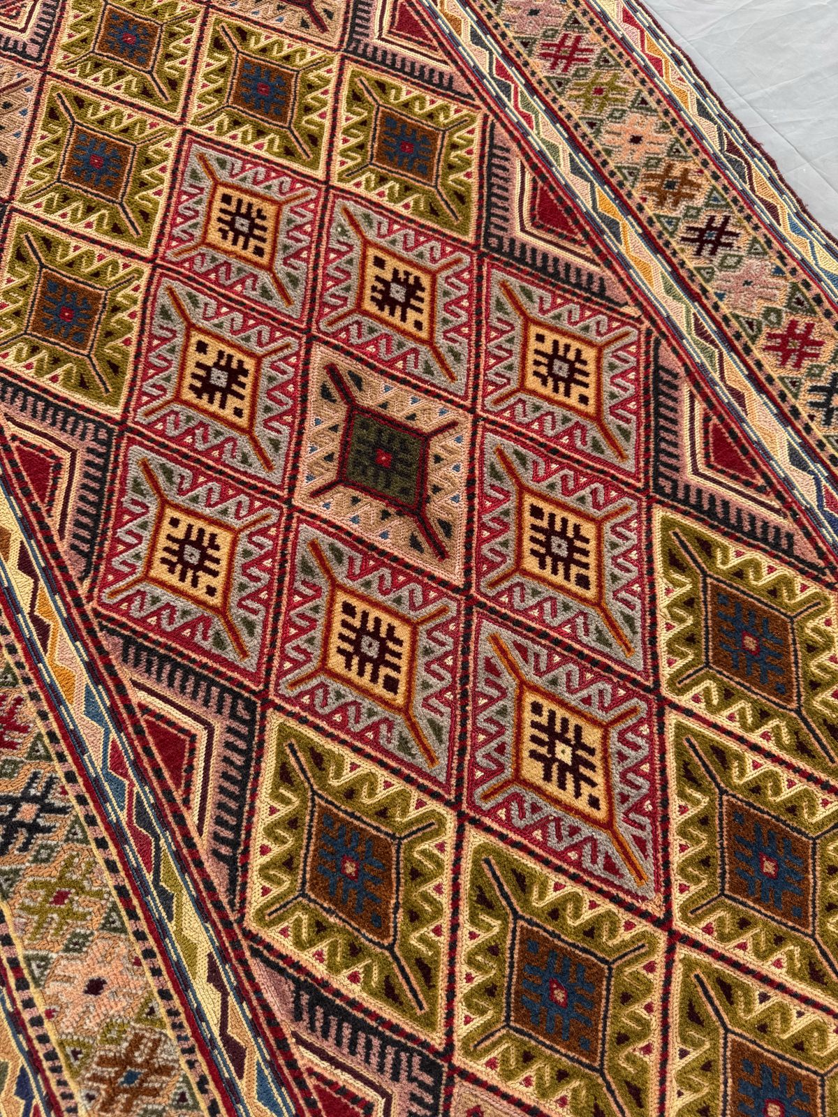 Handmade Afghan Meshwani Rug 140 CM x 80 CM  SK#1496