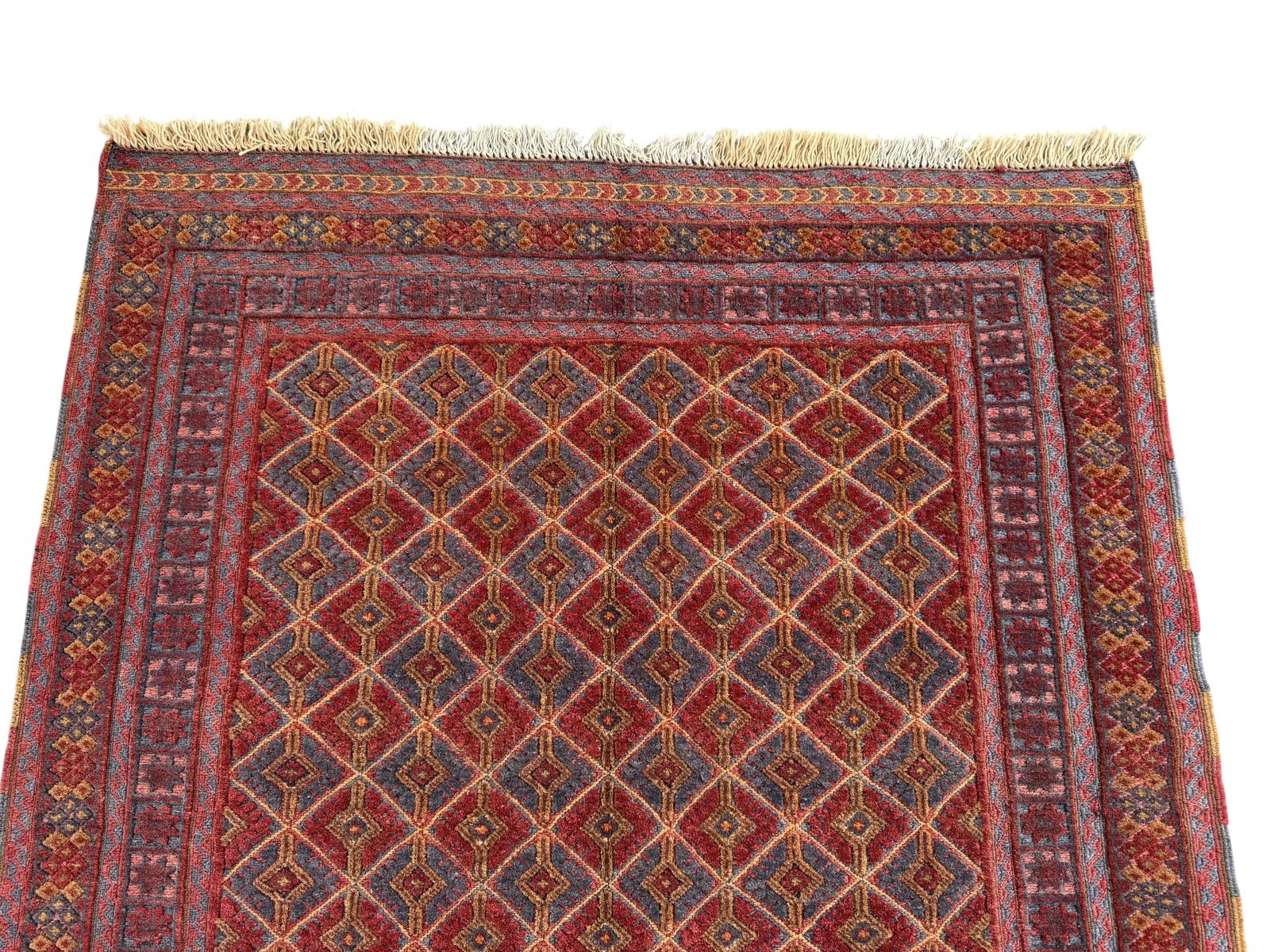 Handmade Afghan Meshwani Rug 120 CM x 107 CM  SK#1497