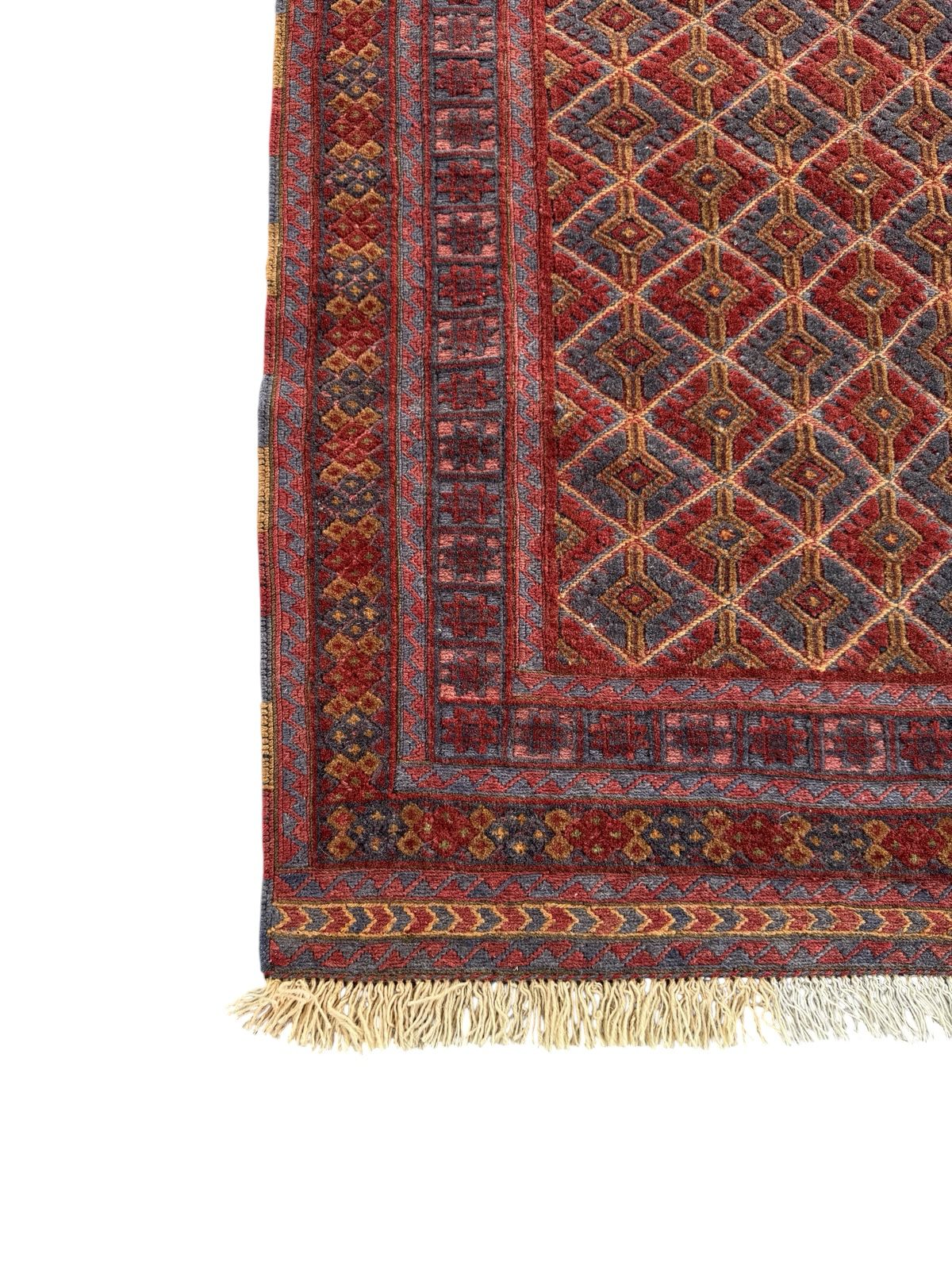 Handmade Afghan Meshwani Rug 120 CM x 107 CM  SK#1497